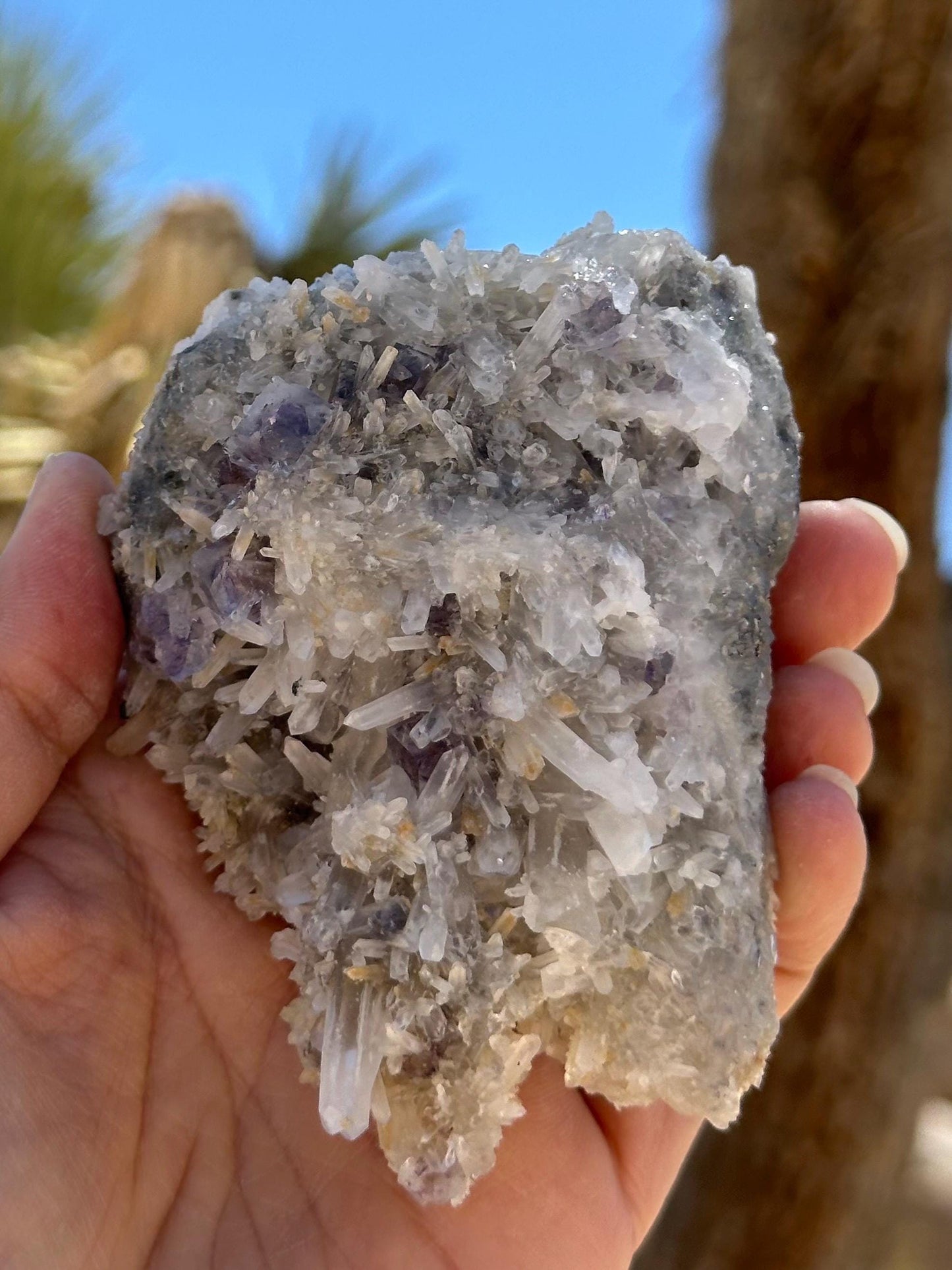Yindu Flourite with Quartz from the Yindu Mine, Inner Mongolia, China
