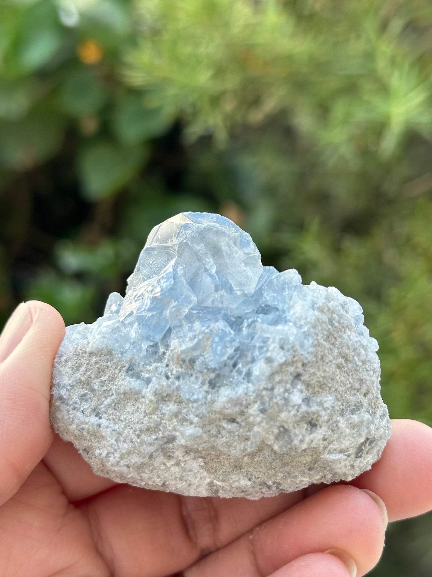 Celestite Cluster from Madagascar