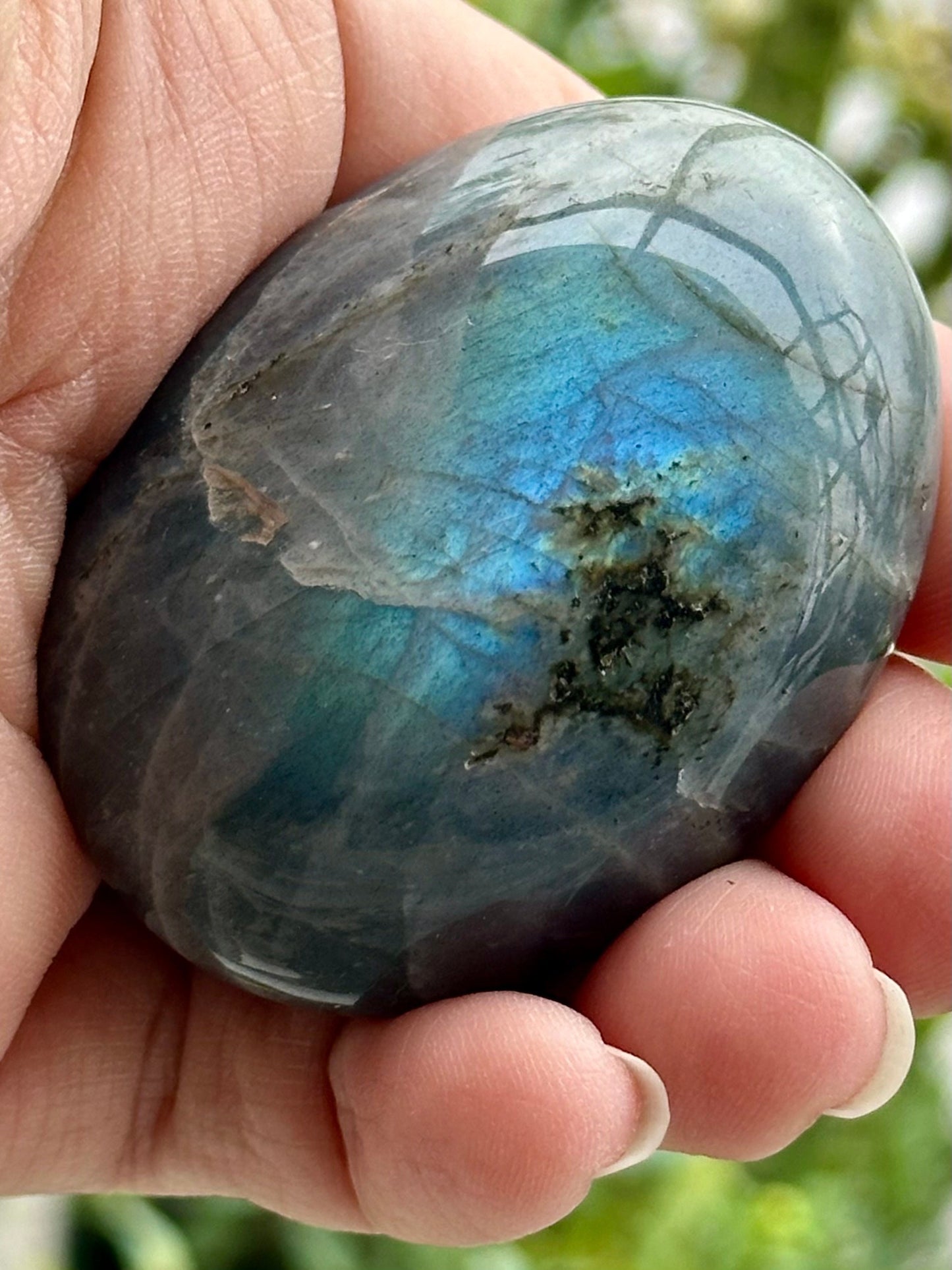 Labradorite Palm Stone