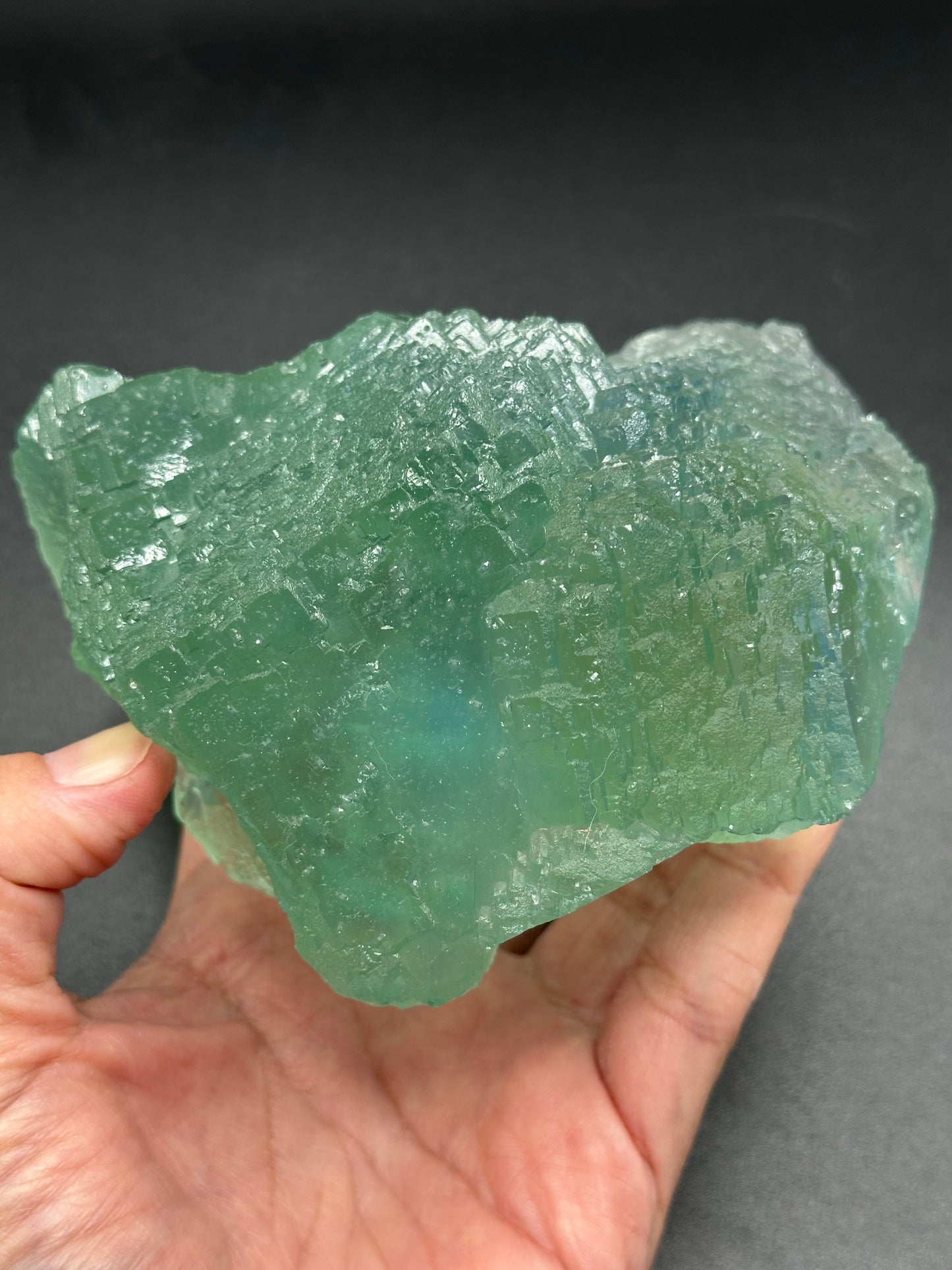 Green Fluorite from the Manaoshan Mine