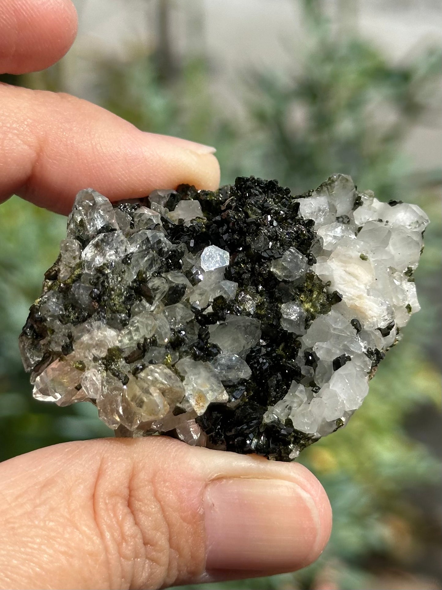 Epidote and Quartz from Hakkari Province, Turkey
