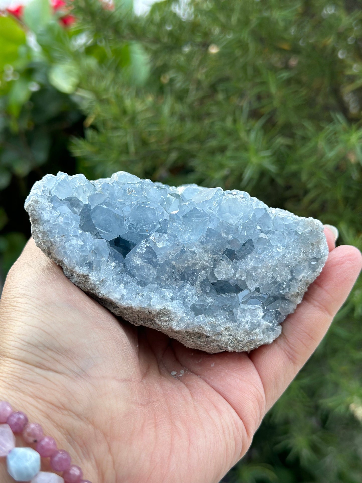 Celestite Cluster from Madagascar