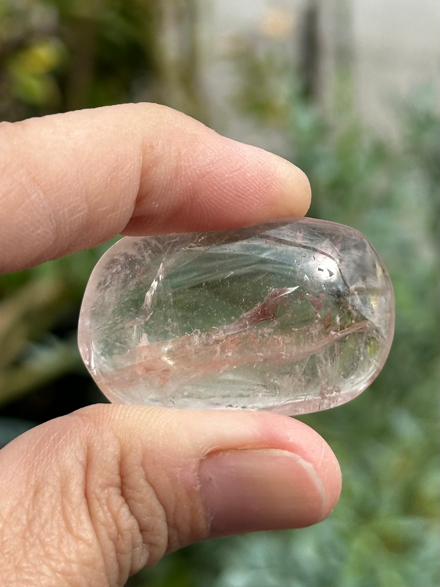 UV Amethyst Mini Palmstone from Brazil
