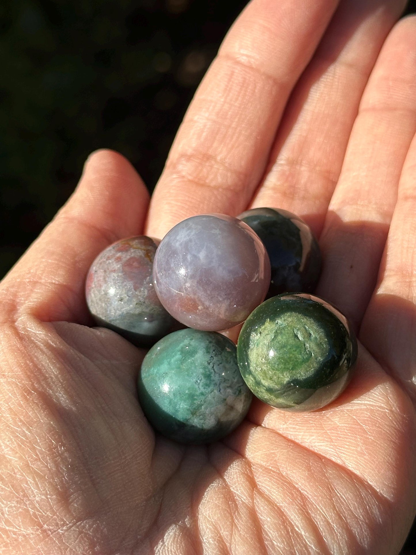 One (1) Ocean Jasper Mini Sphere