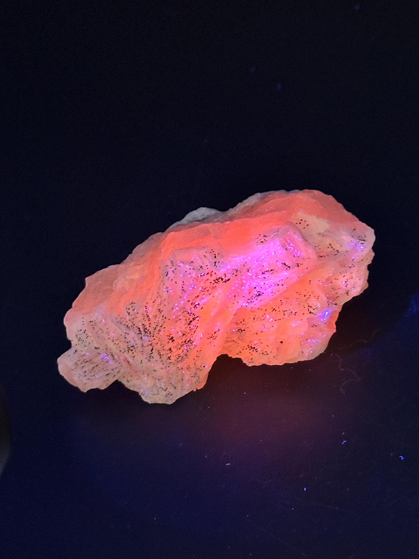Calcite with Pyrite from Fujian, China - UV Reactive