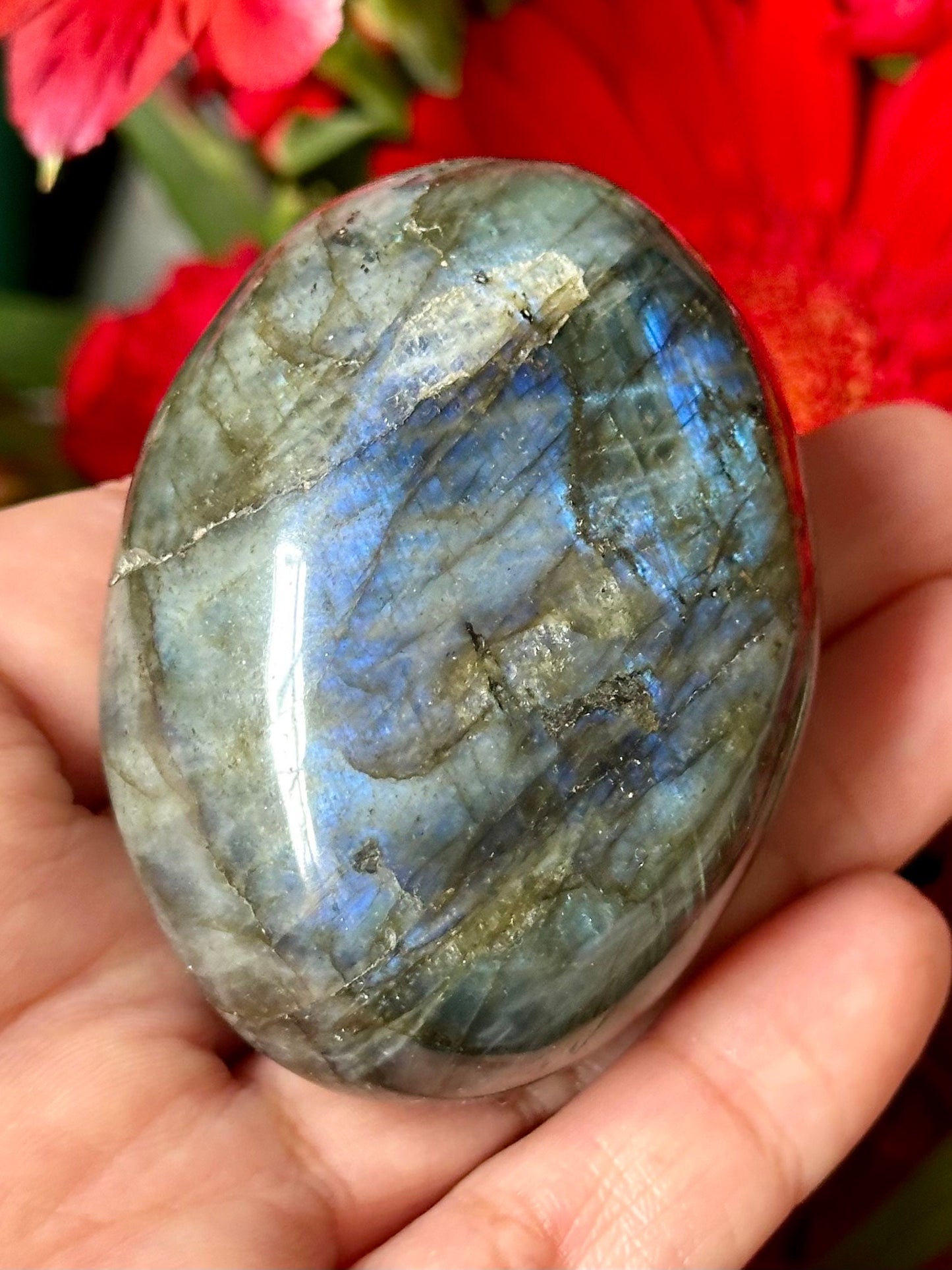 Labradorite Palm Stone