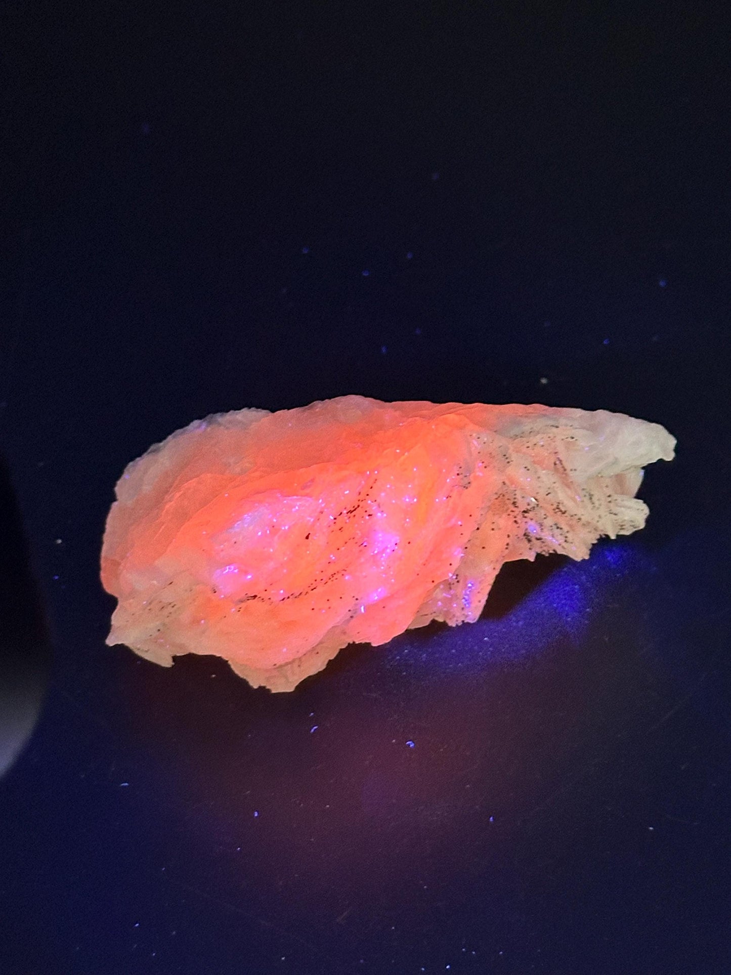 Calcite with Pyrite from Fujian, China - UV Reactive