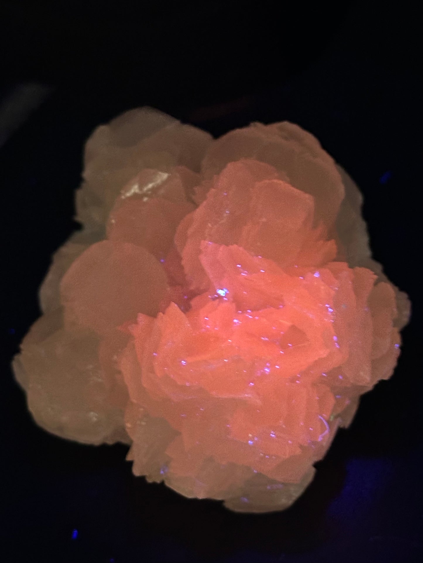 Calcite from Madan Ore Field, Bulgaria - UV Reactive