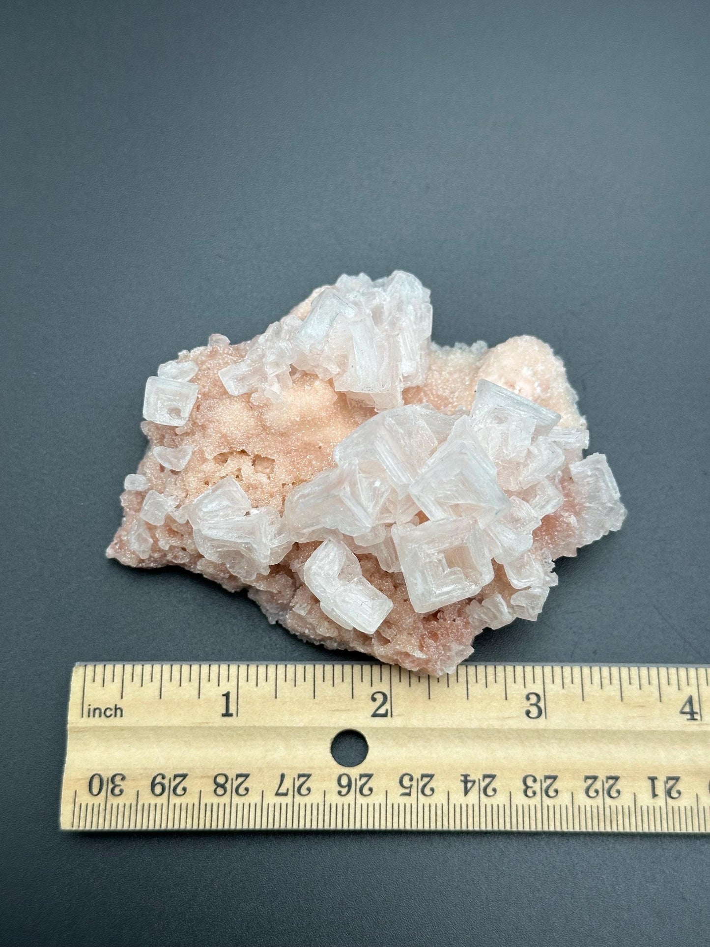 Light Pink Halite on Trona