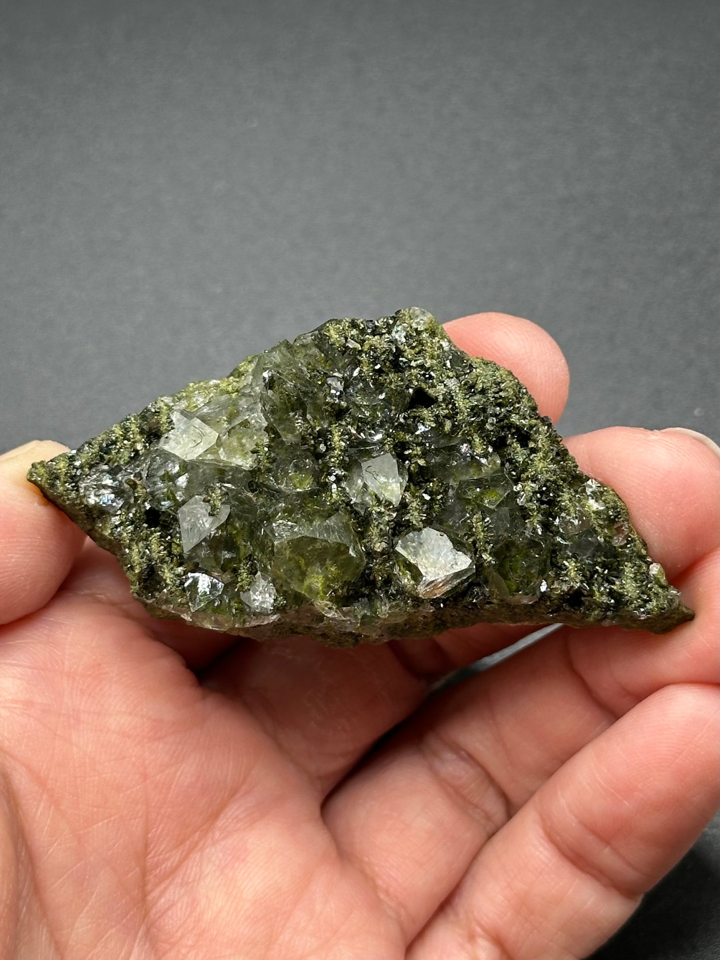 Epidote and Quartz from Hakkari Province, Turkey