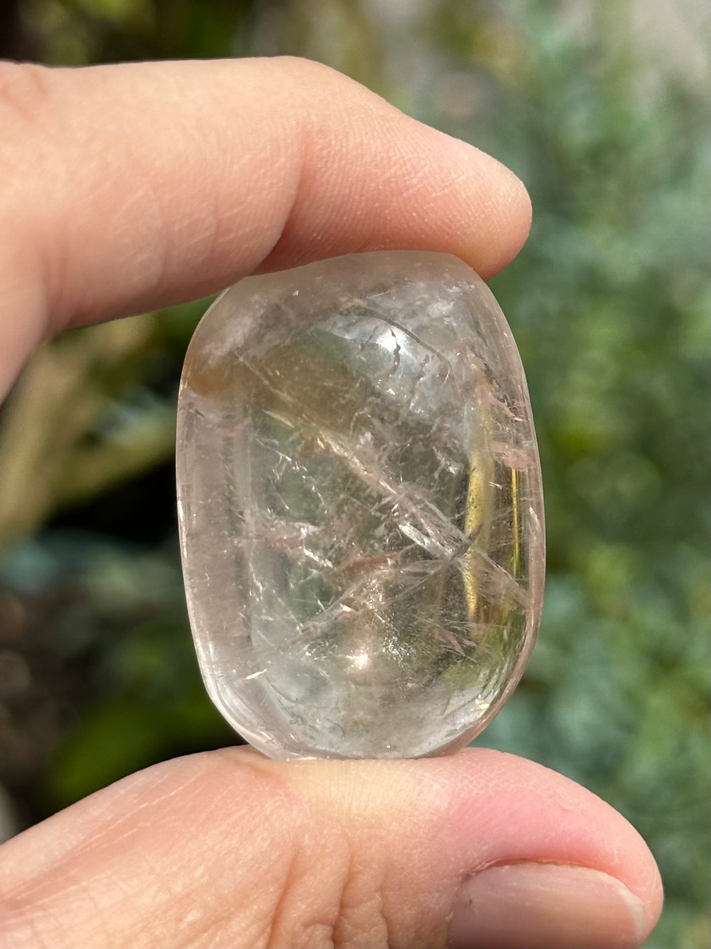 UV Amethyst Mini Palmstone from Brazil
