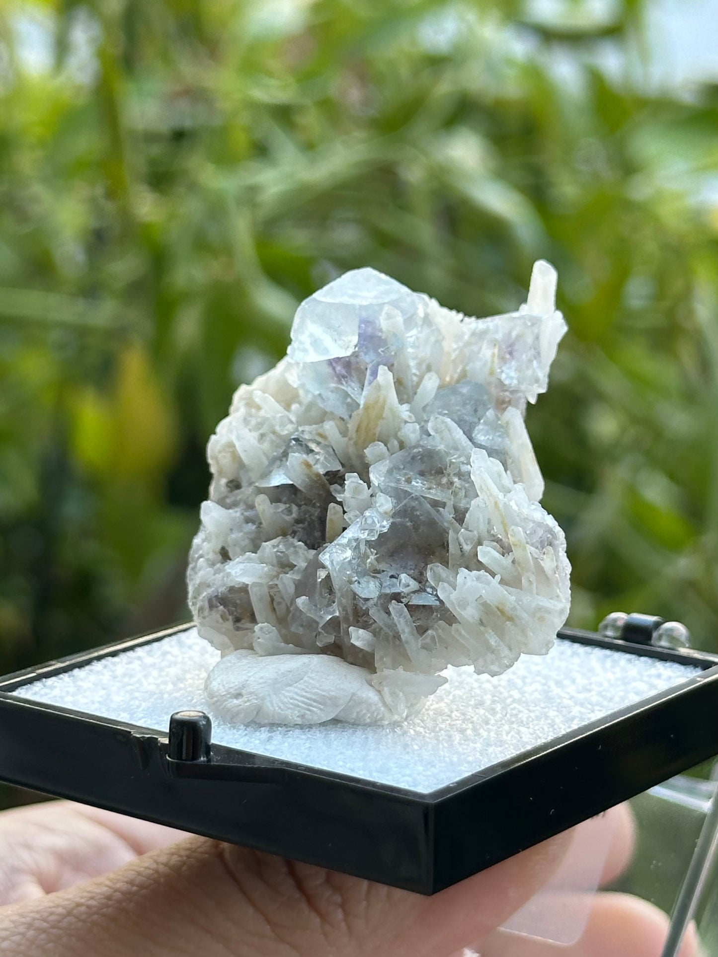 Yindu Flourite with Quartz