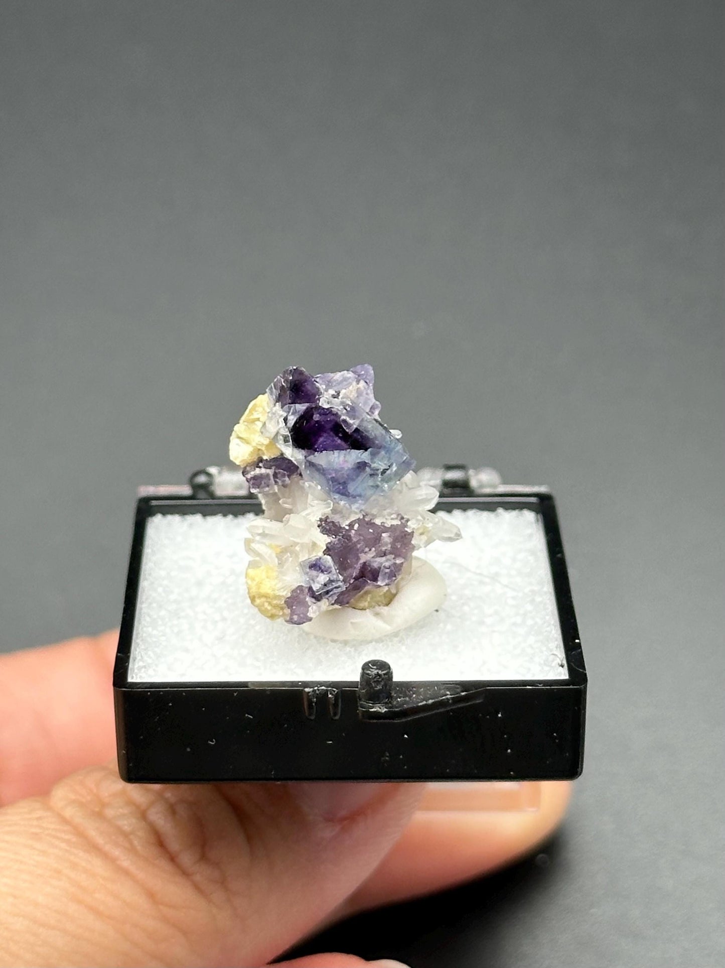 Fluorite with Quartz from the Yindu Mine, Inner Mongolia, China