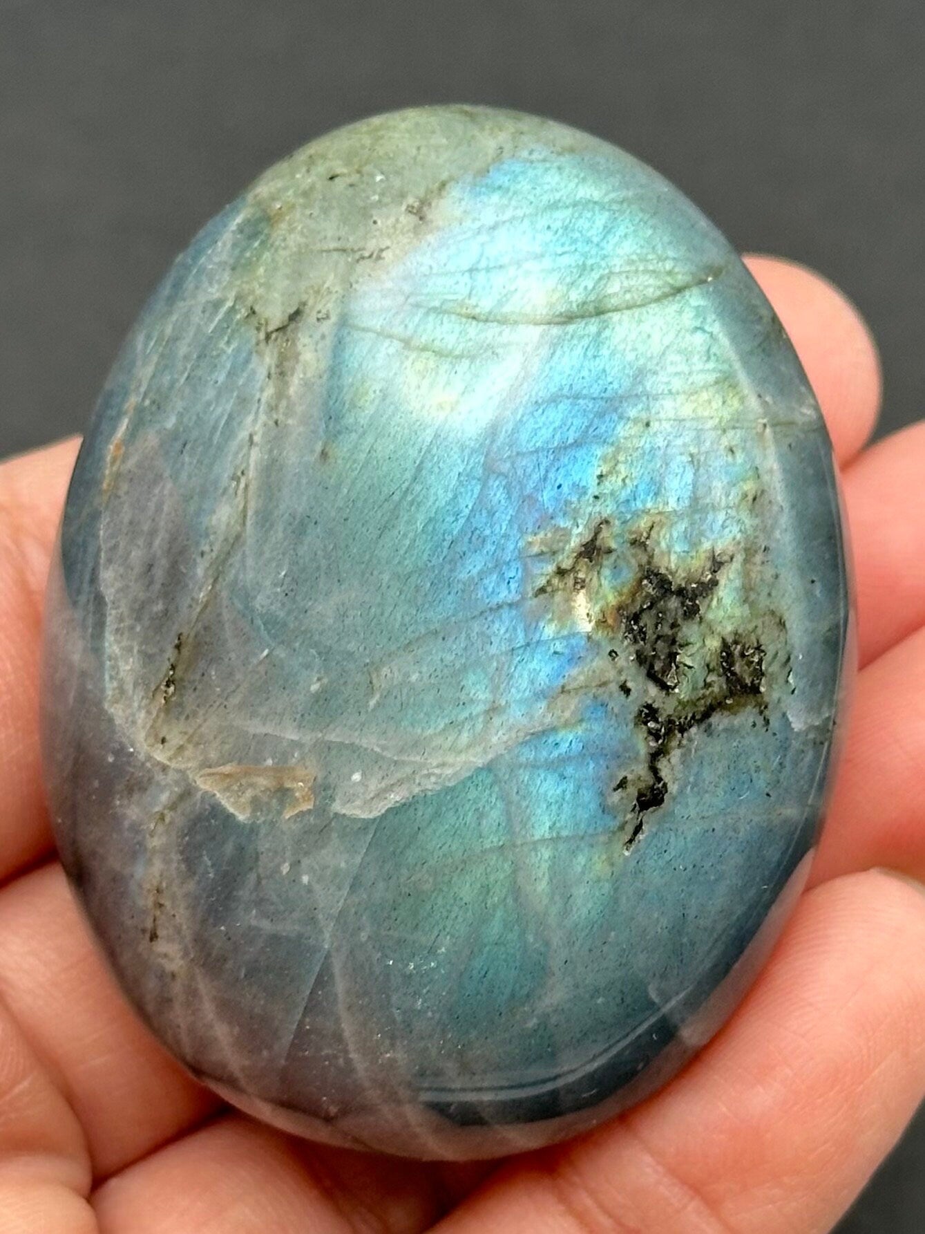 Labradorite Palm Stone