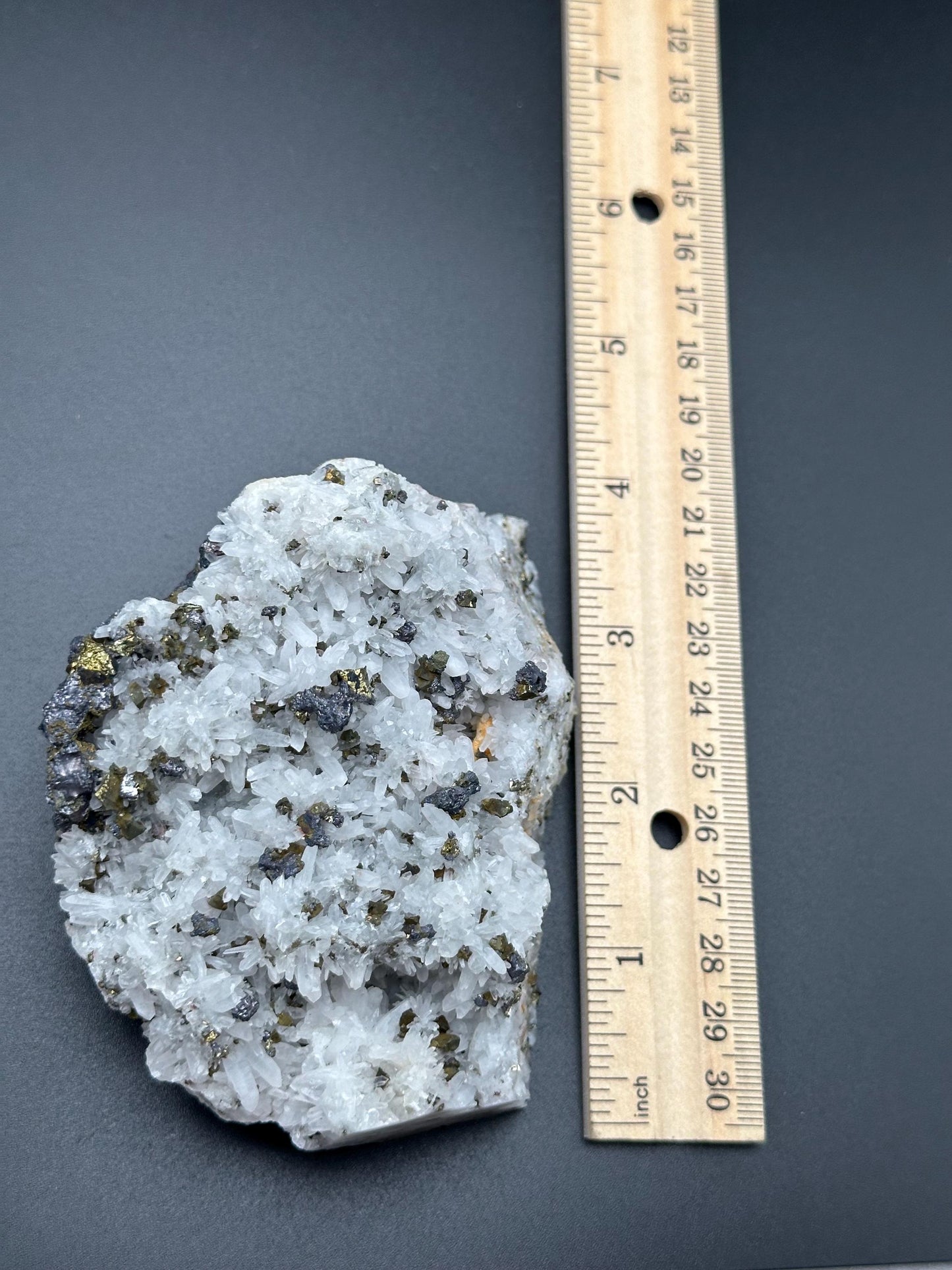 Chalcopyrite with Quartz
