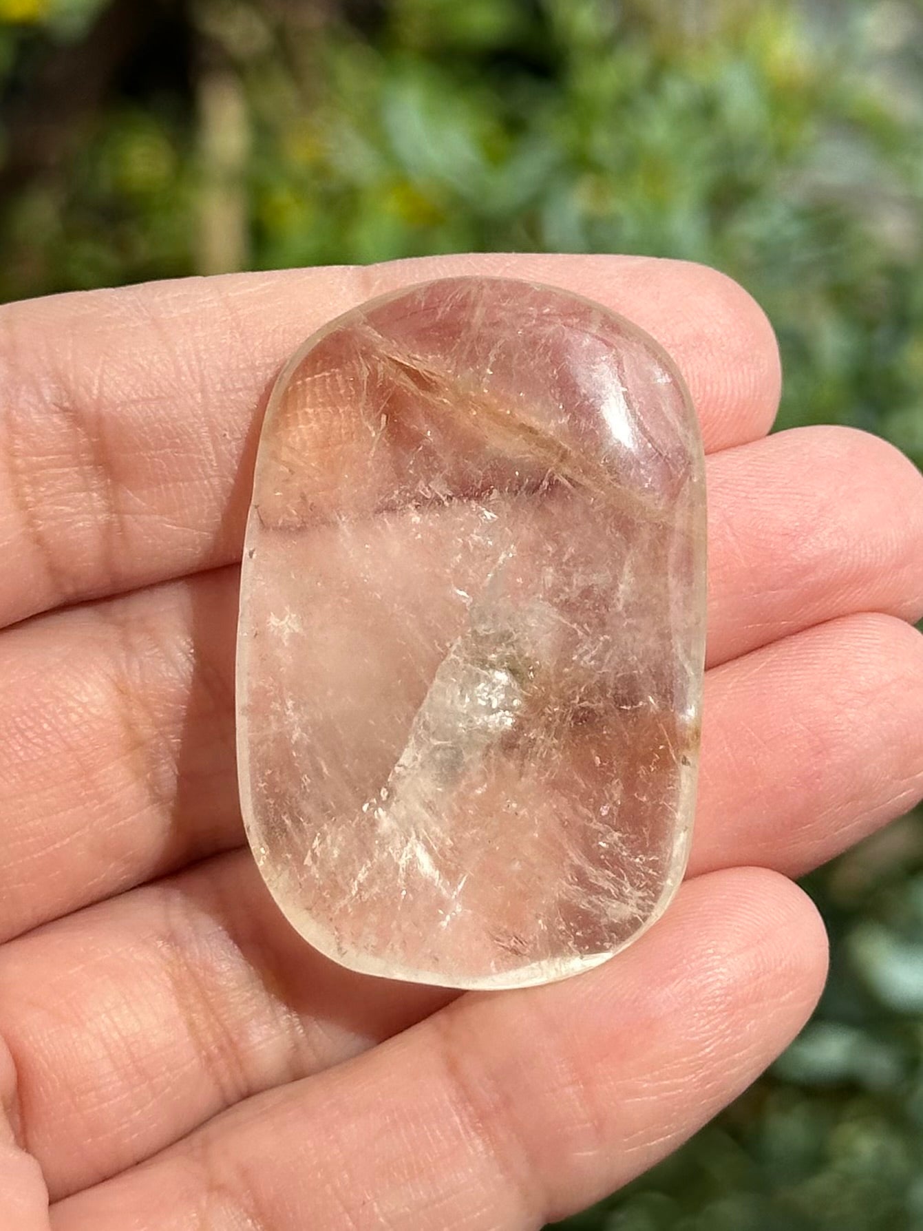 UV Amethyst Mini Palmstone from Brazil
