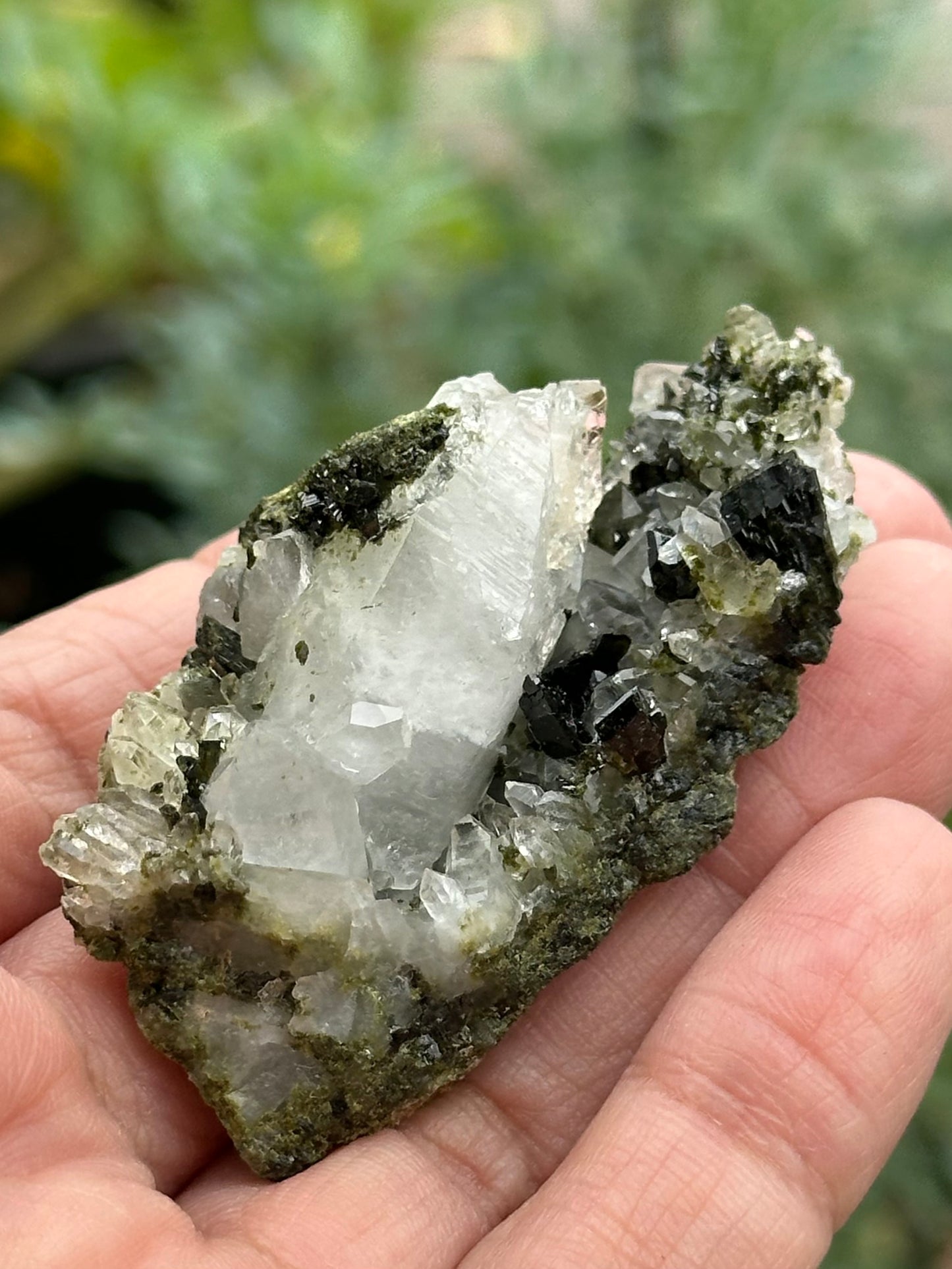 Epidote and Quartz from Hakkari Province, Turkey