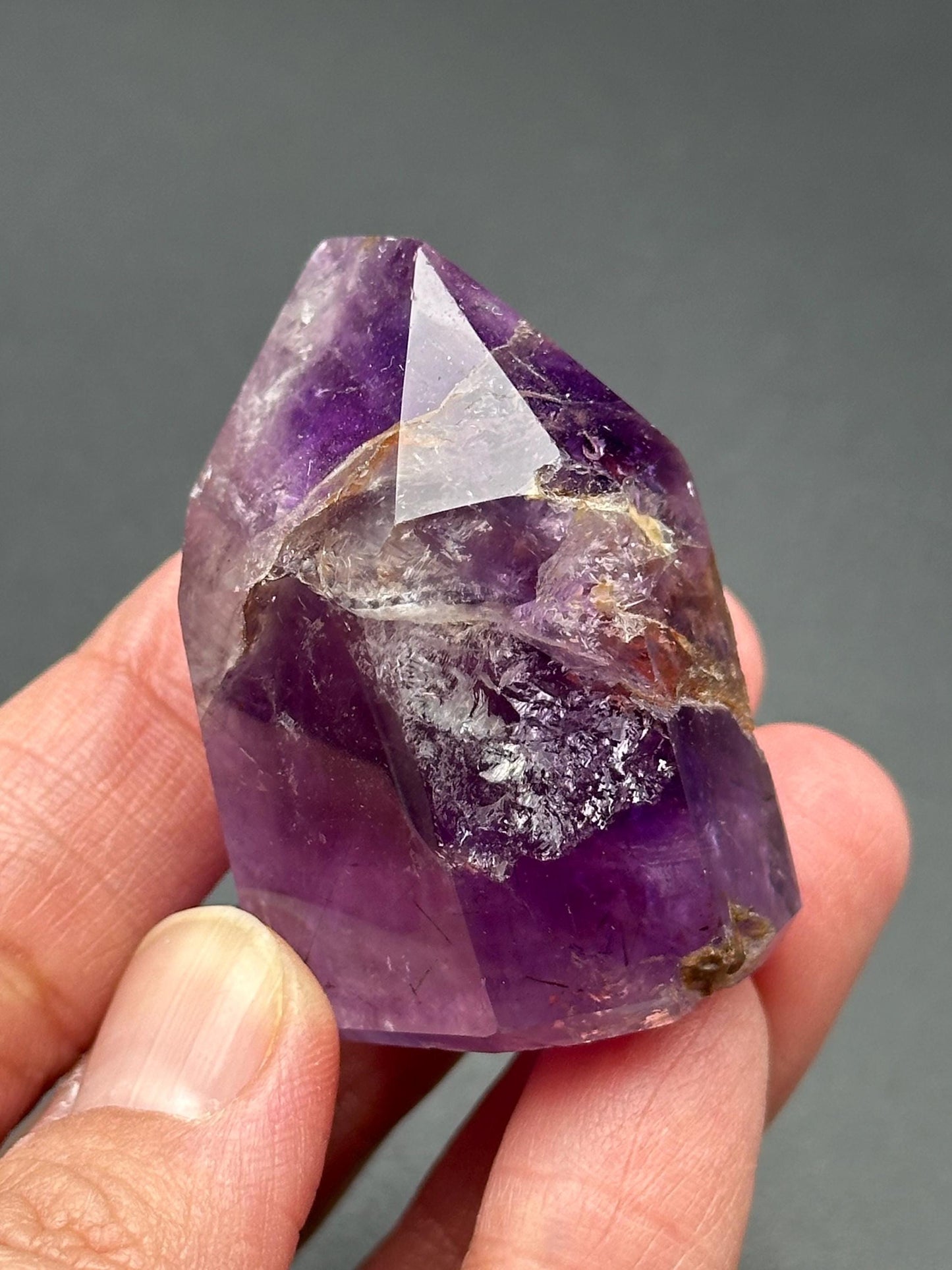 Polished Amethyst Point