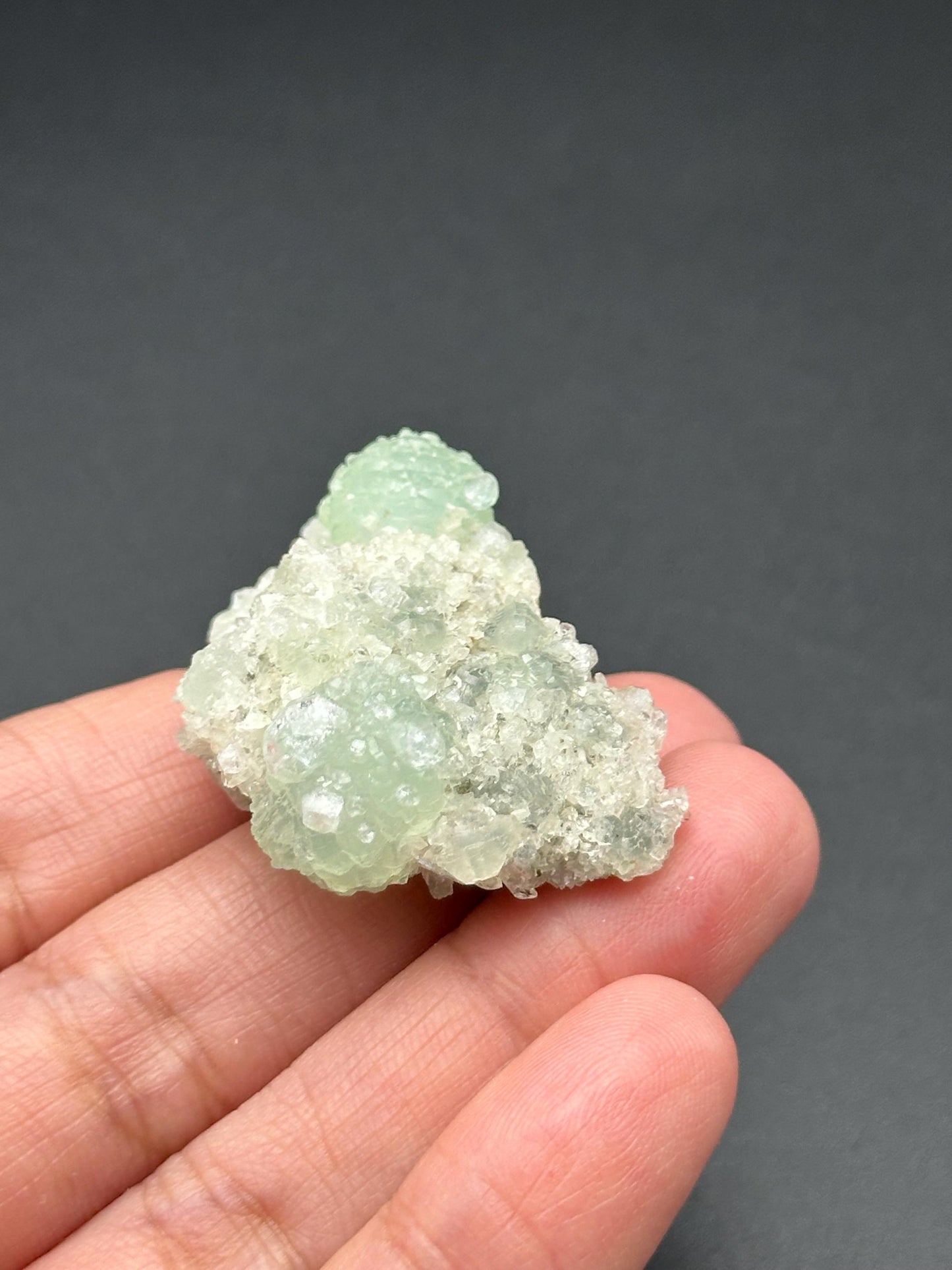 Prehnite and Quartz Specimen from Namibia
