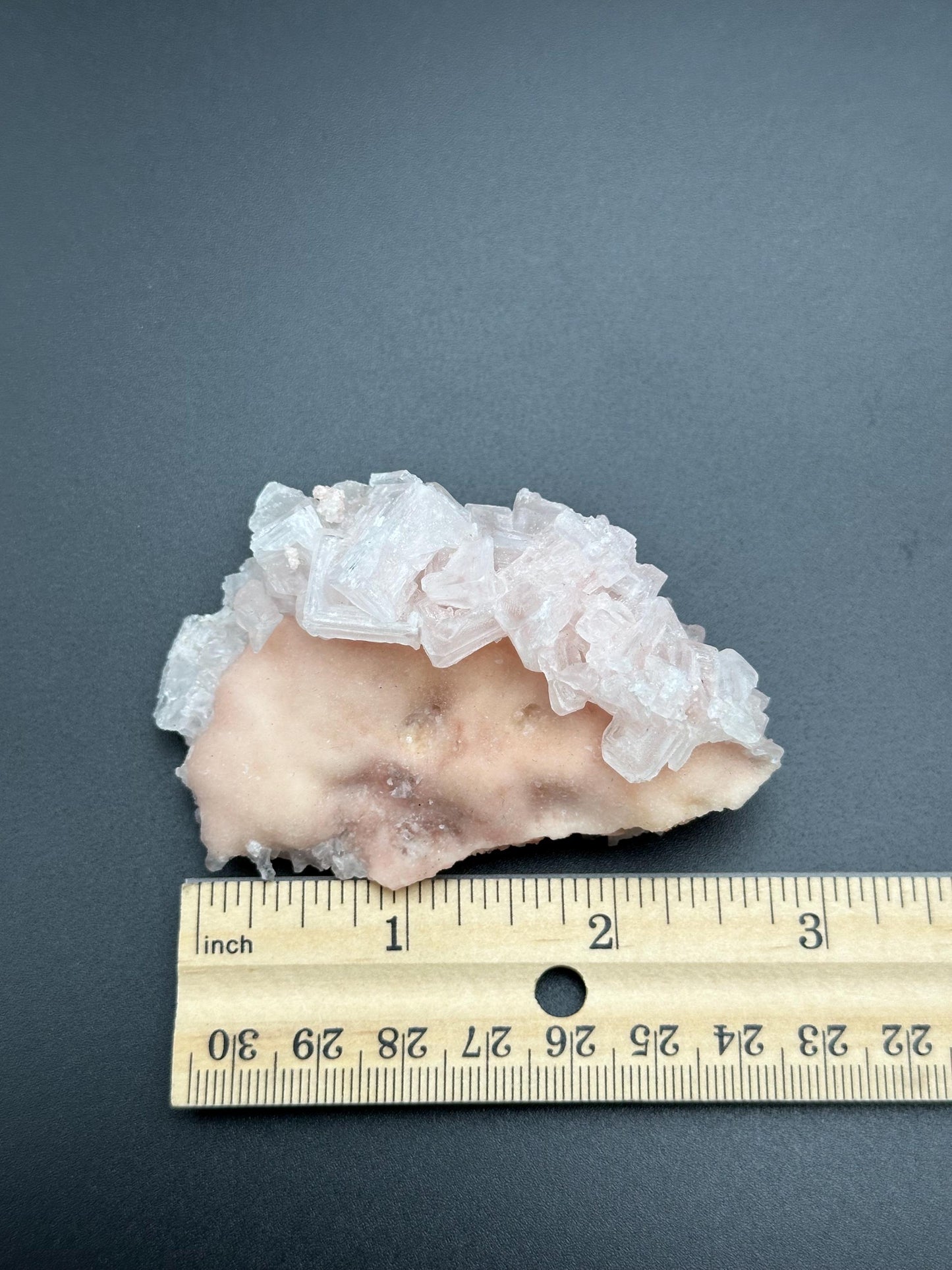 Light Pink Halite on Trona