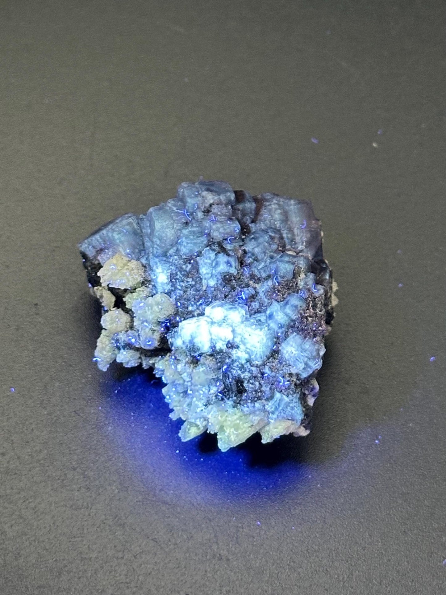 Fluorite with Calcite Specimen