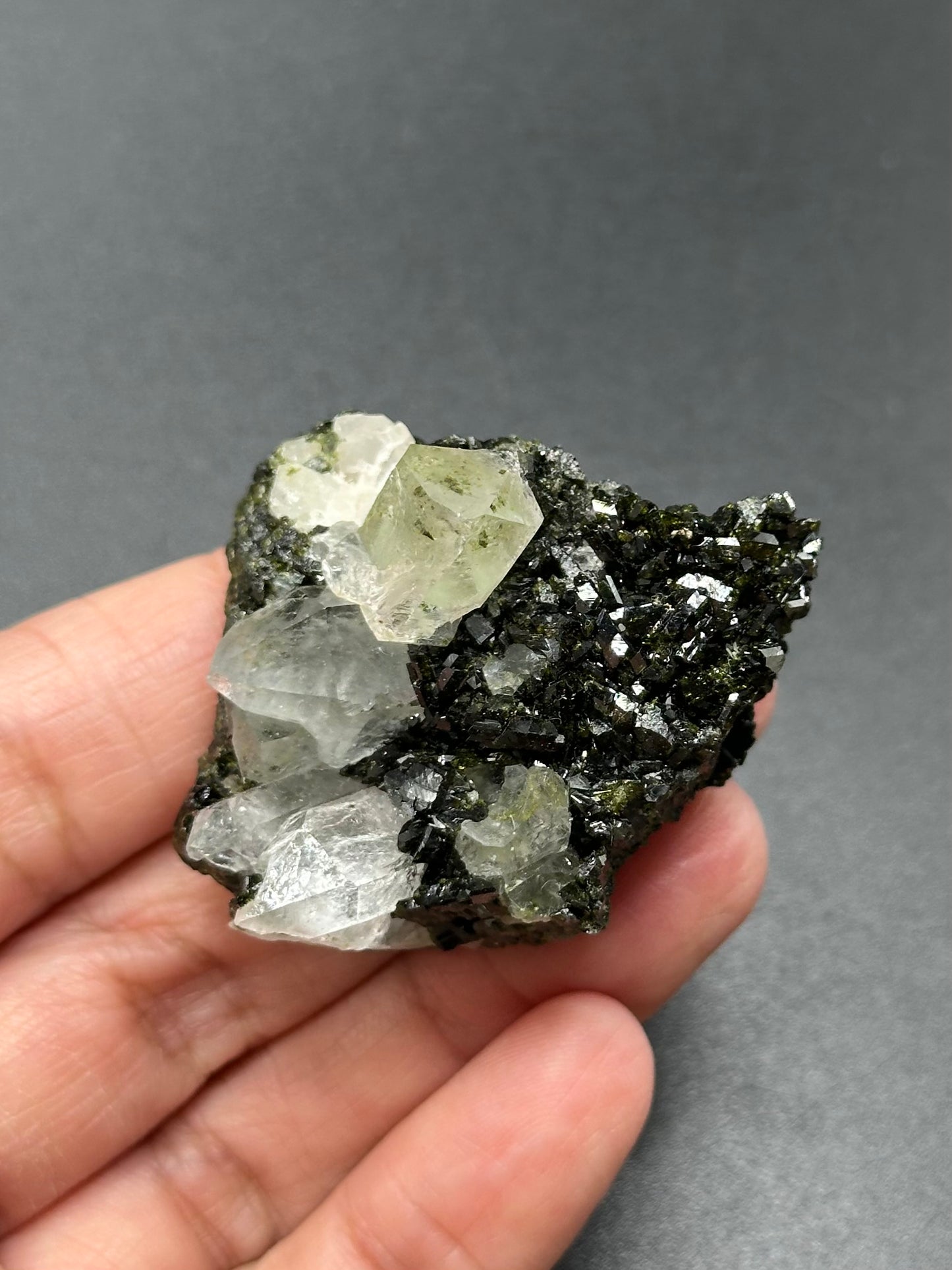 Epidote and Quartz from Hakkari Province, Turkey
