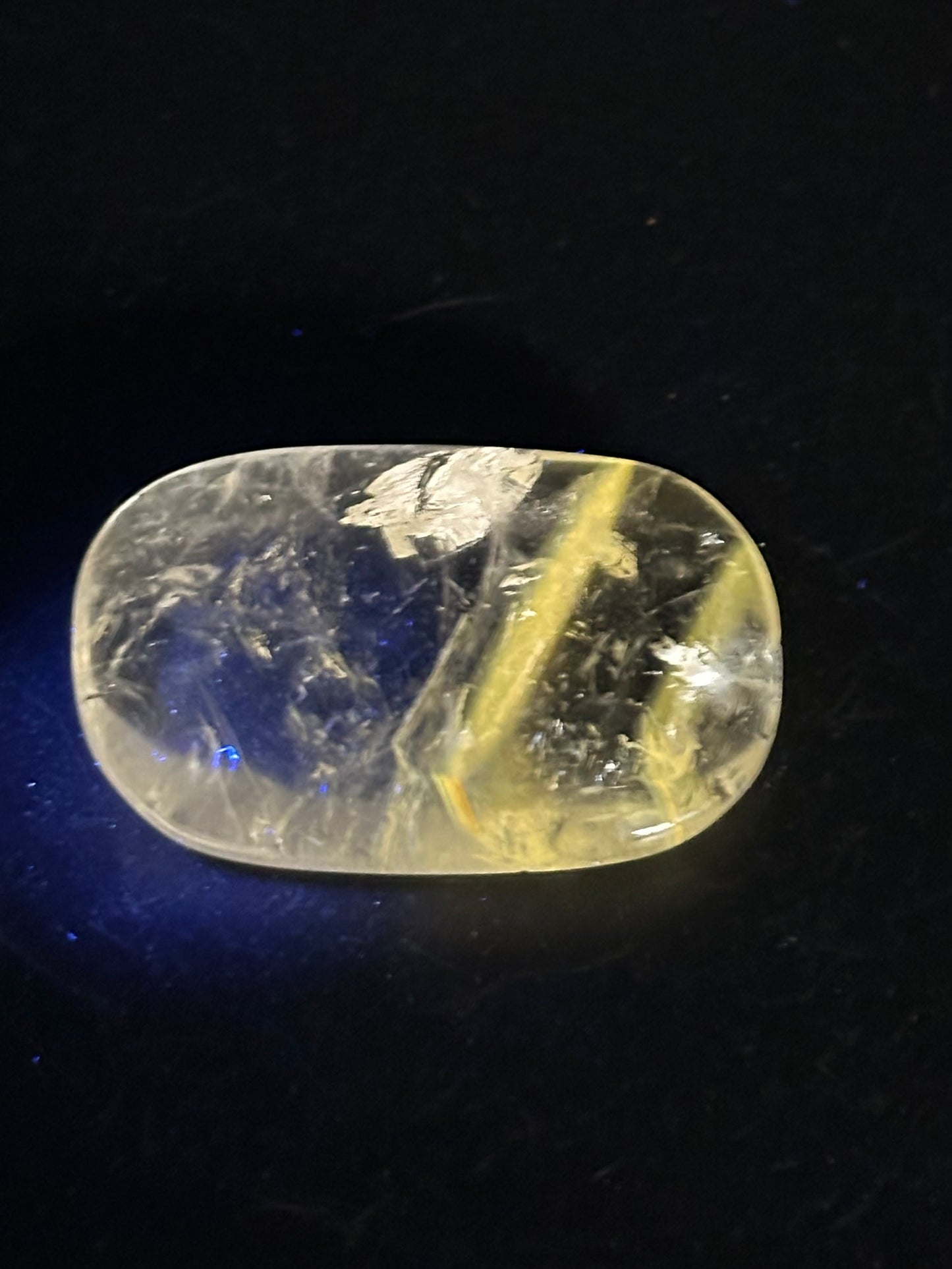 UV Amethyst Mini Palmstone from Brazil