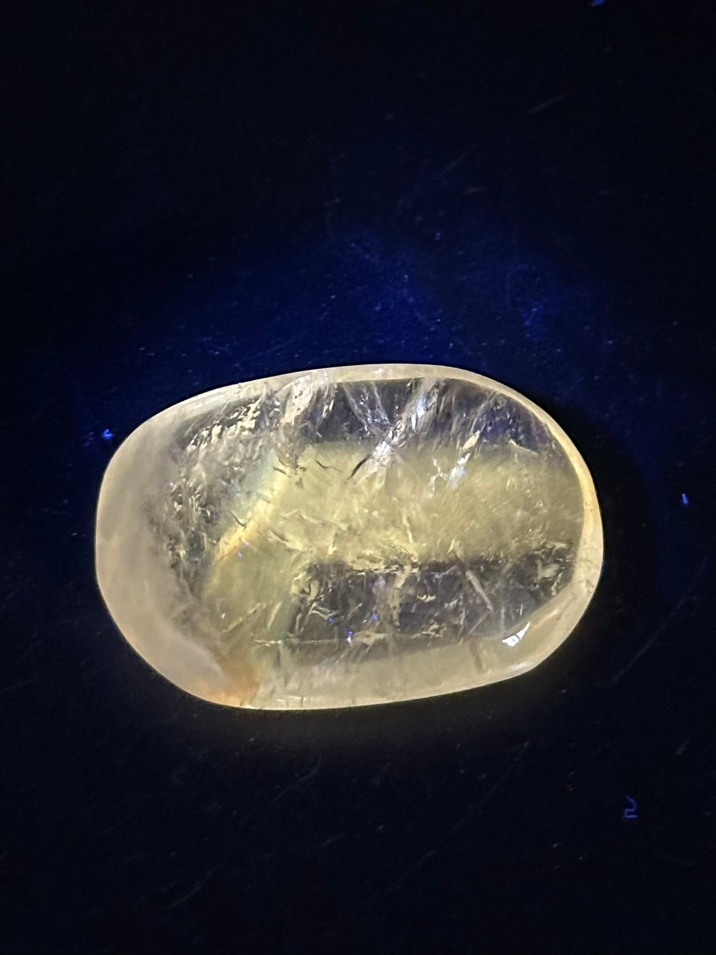 UV Amethyst Mini Palmstone from Brazil