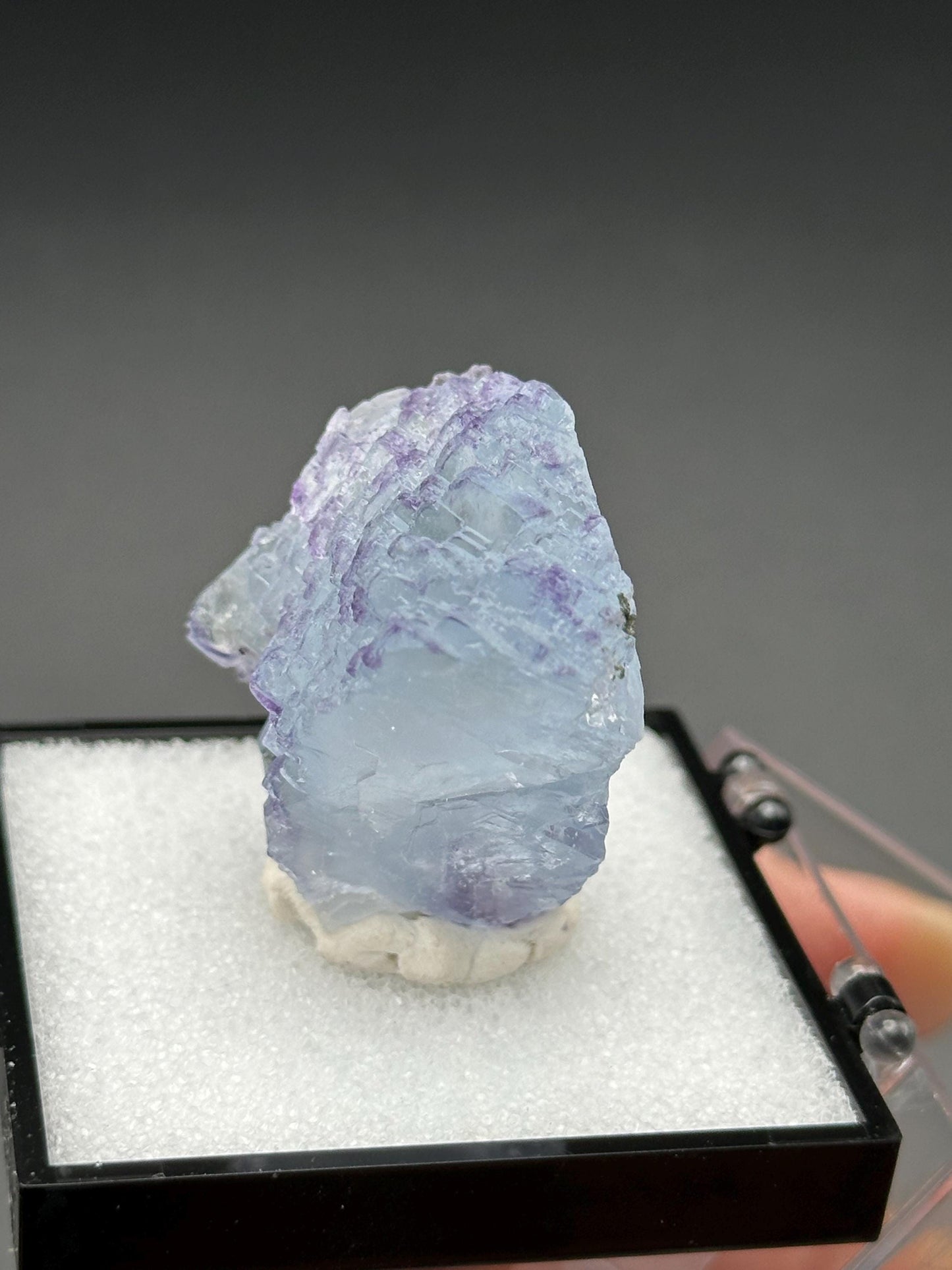 YGX Fluorite in a perky box from the Yaogangxian Mine