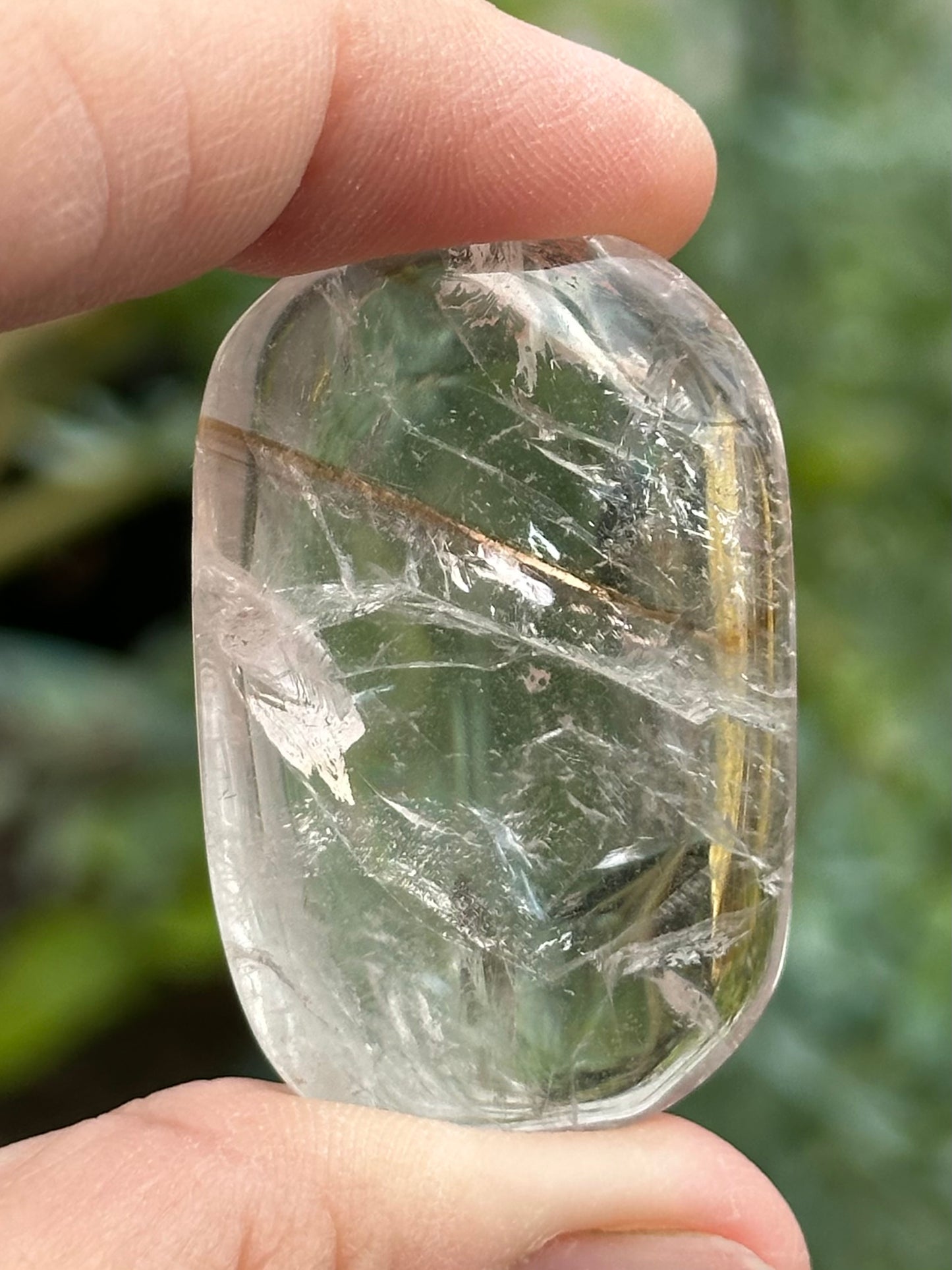 UV Amethyst Mini Palmstone from Brazil
