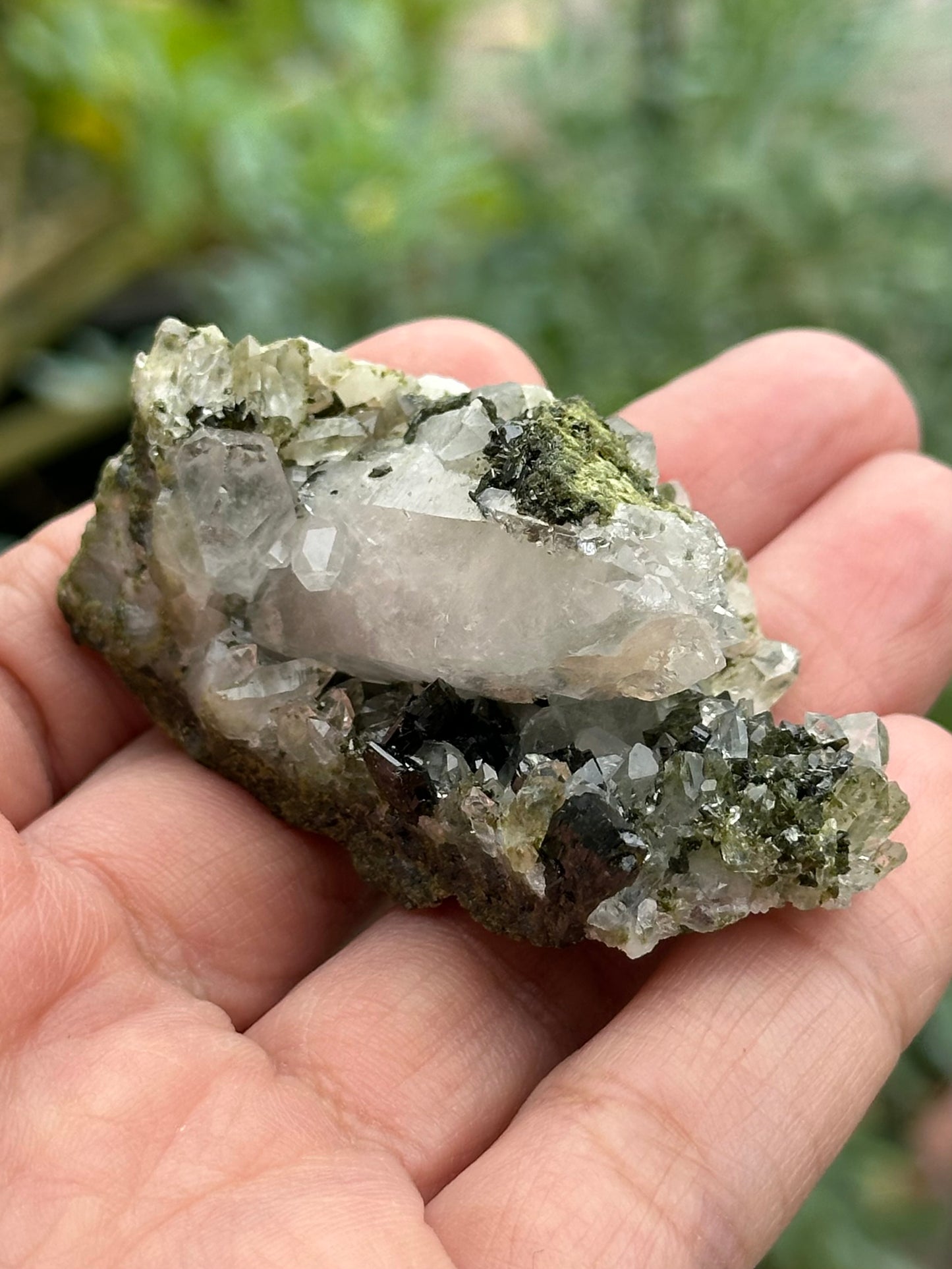 Epidote and Quartz from Hakkari Province, Turkey