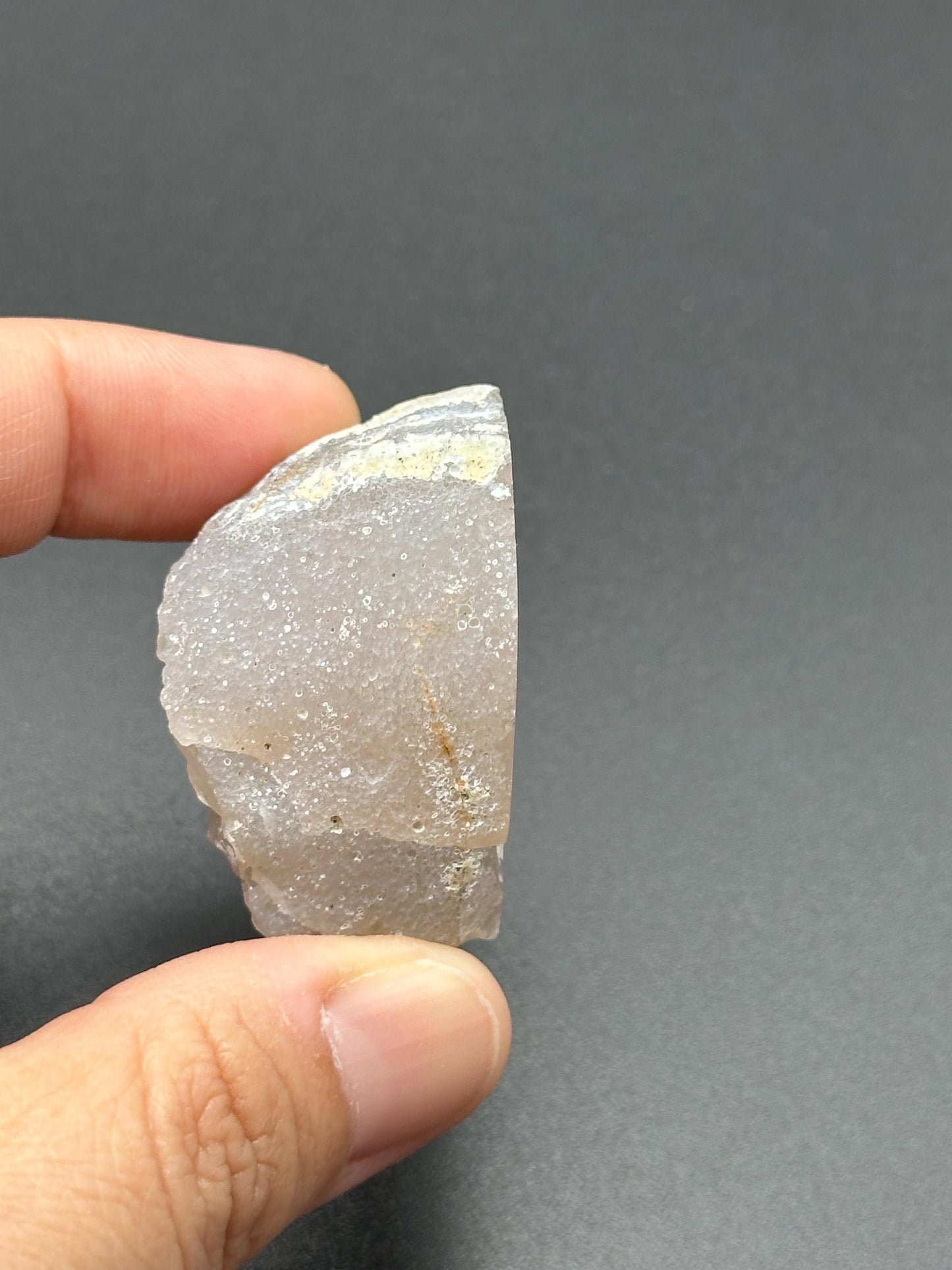 Druzy Agate Geode with Portal from Brazil