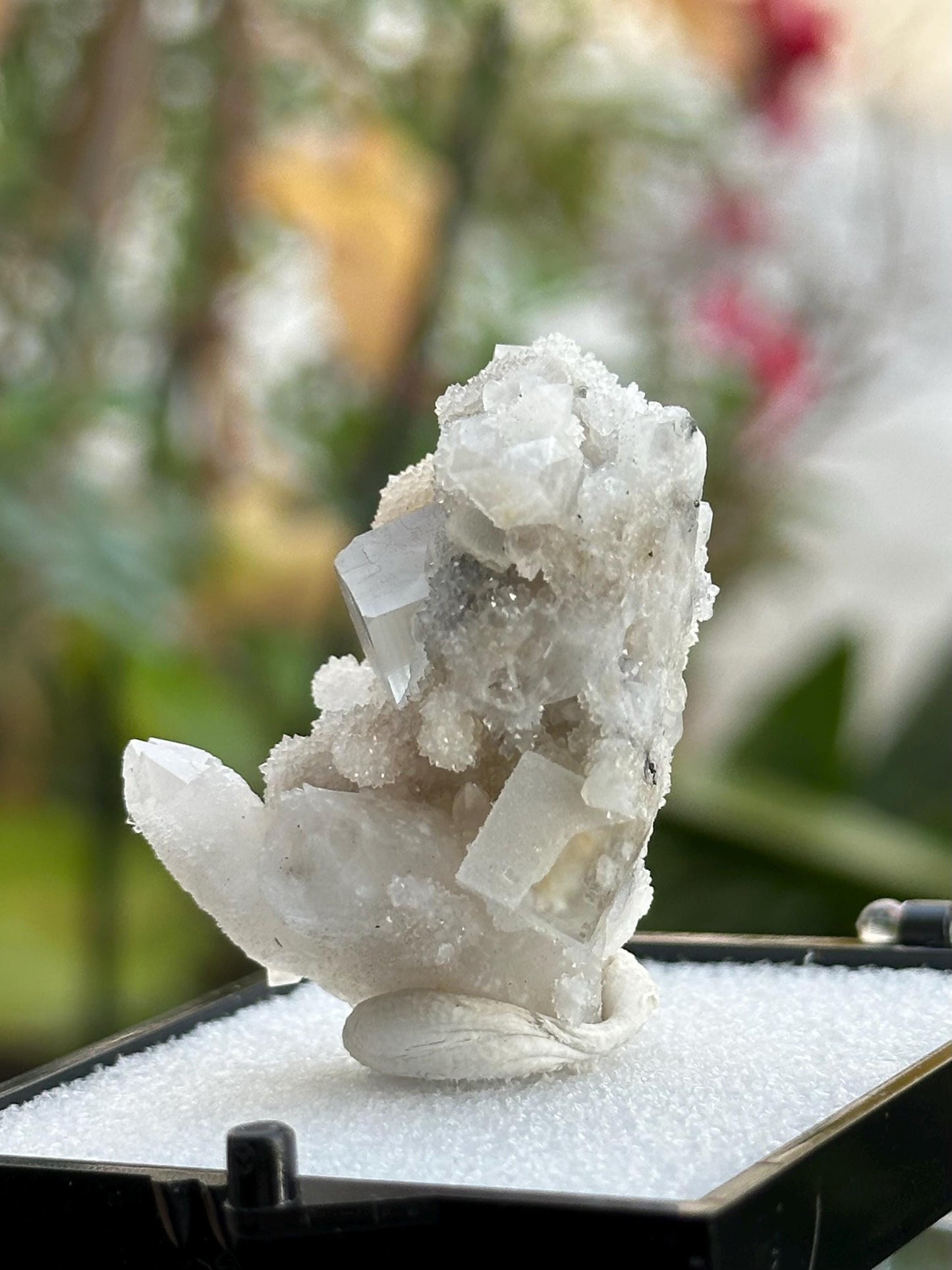 YGX Fluorite with Drusy Quartz