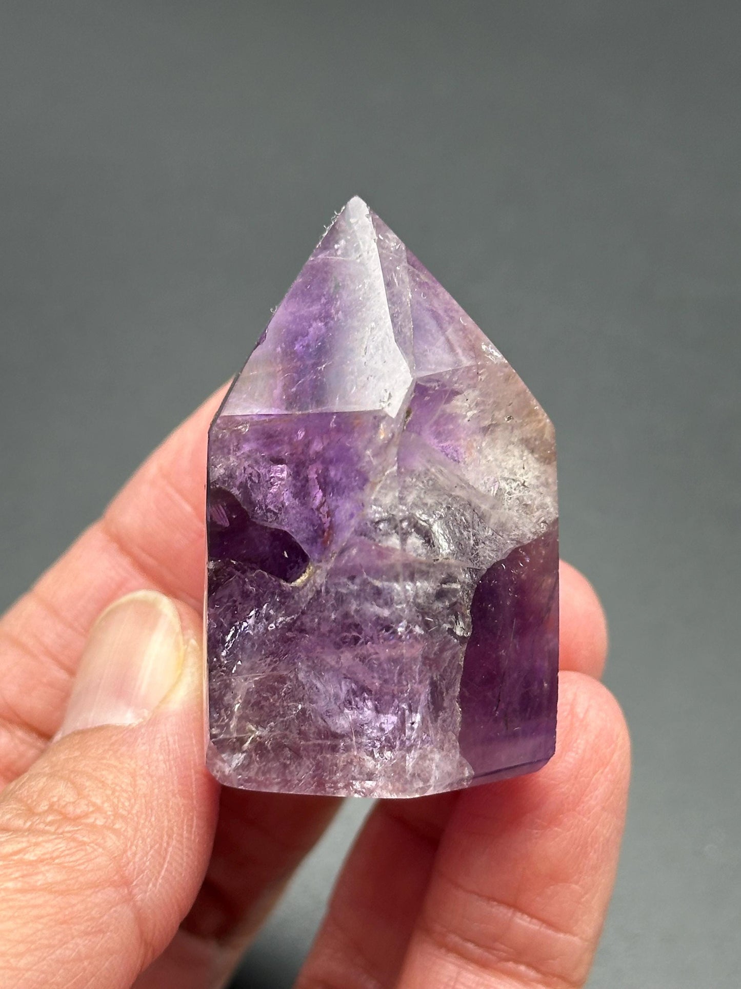 Polished Amethyst Point