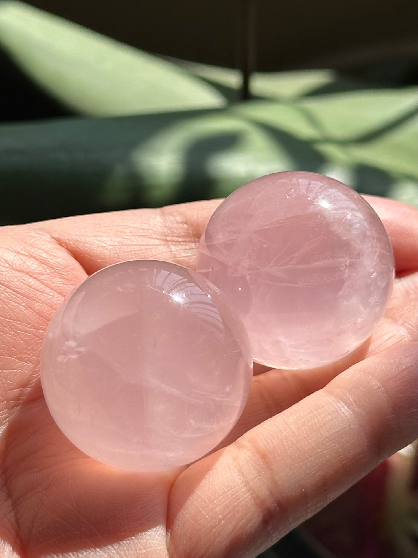 One (1) Rose Quartz Sphere