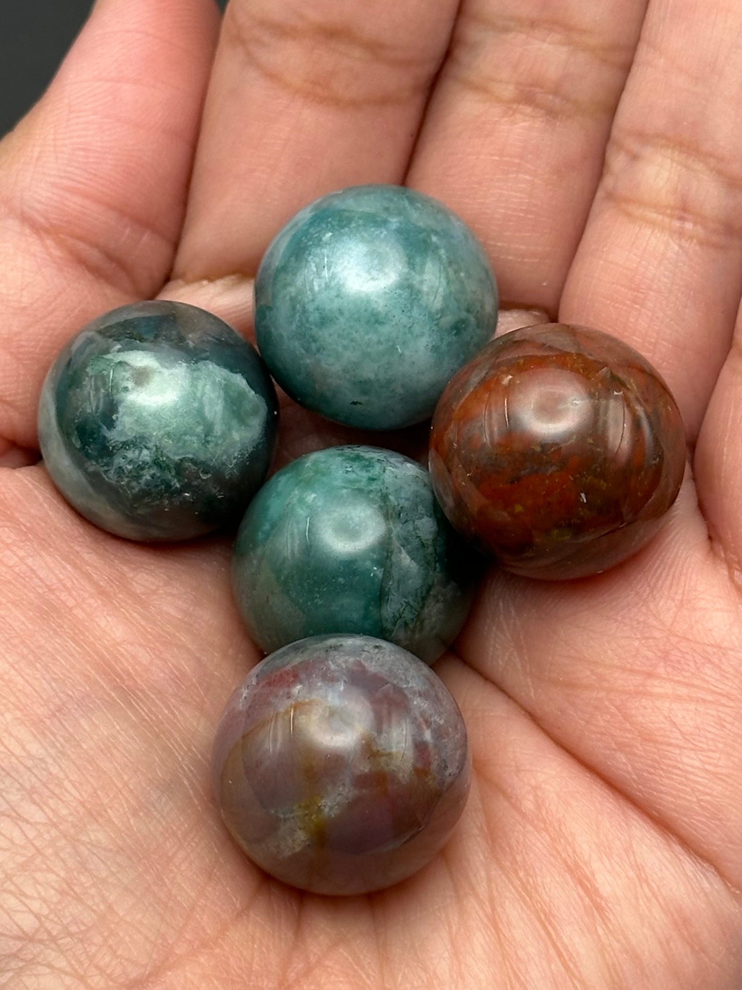 One (1) Ocean Jasper Mini Sphere