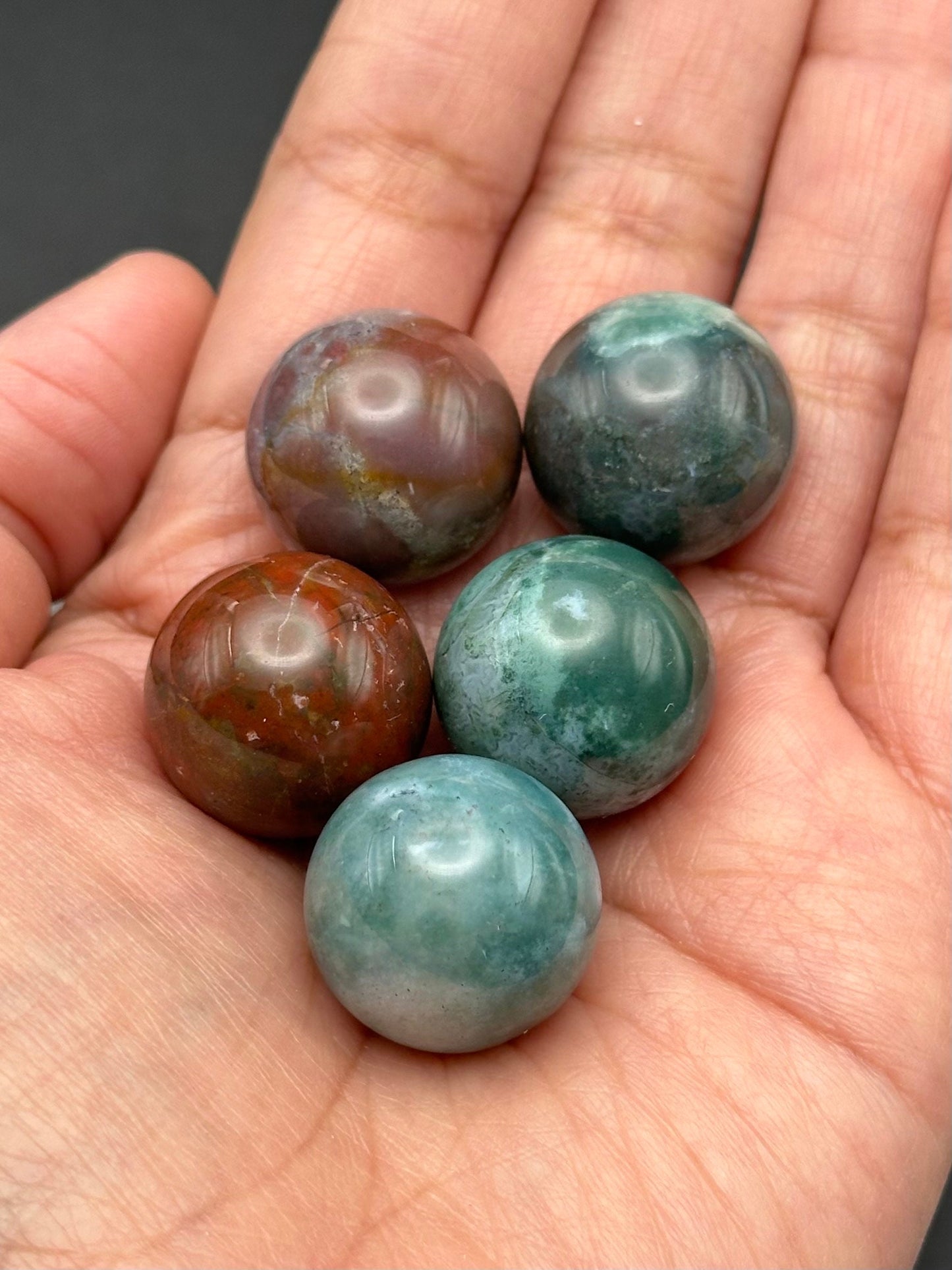 One (1) Ocean Jasper Mini Sphere