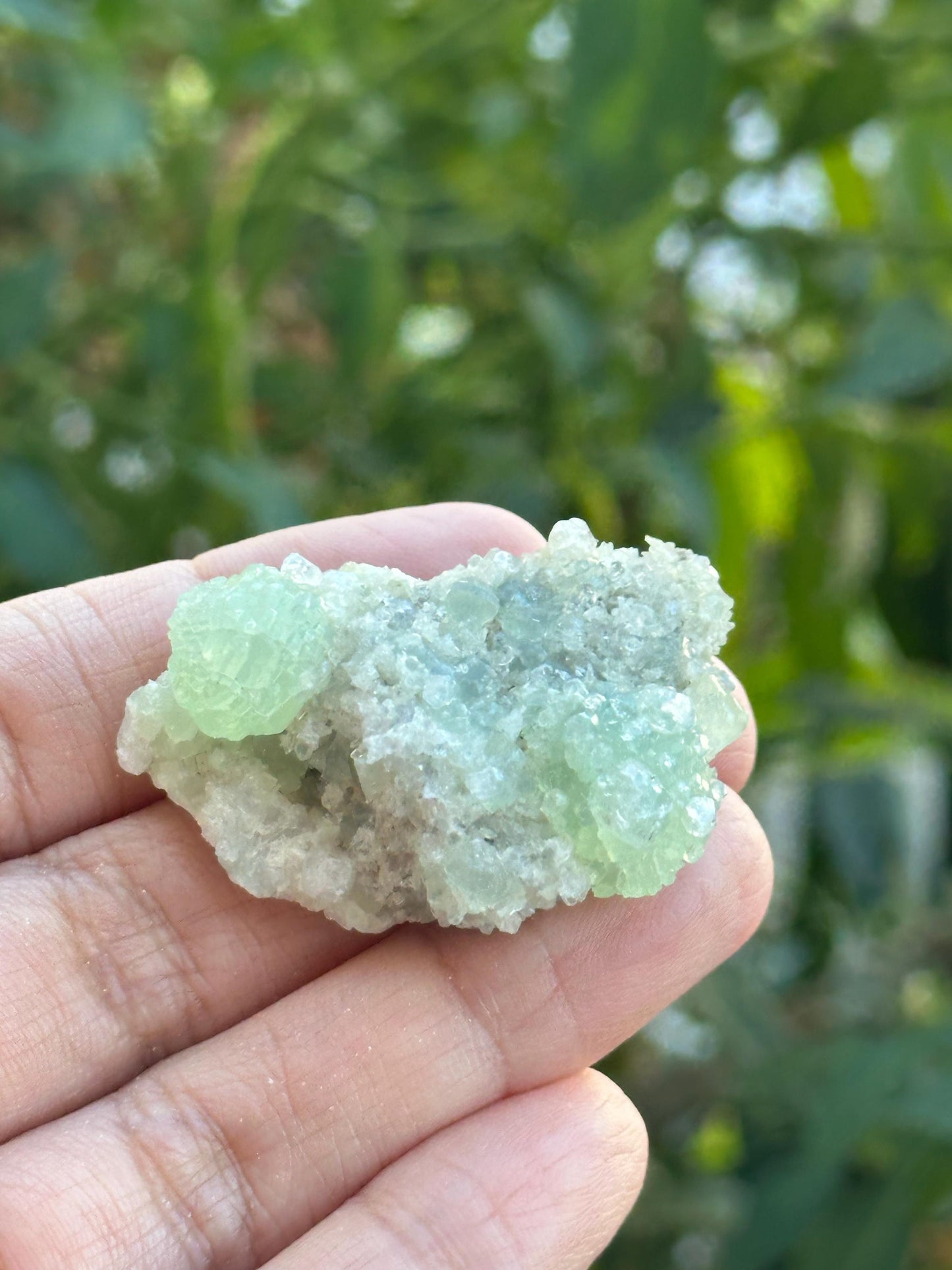 Prehnite and Quartz Specimen from Namibia