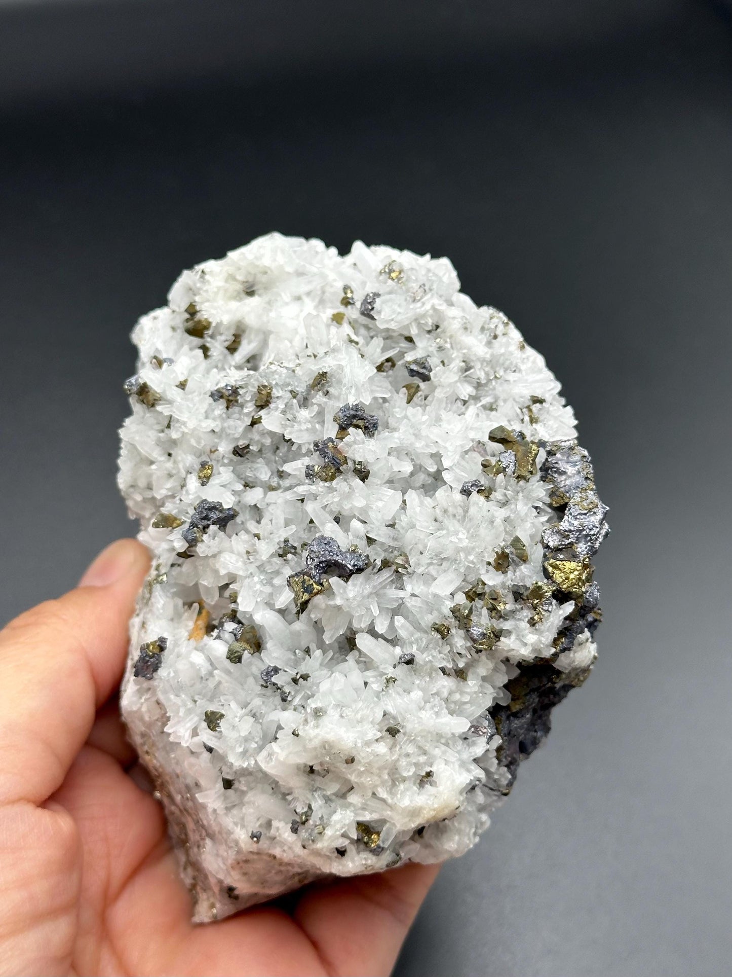 Chalcopyrite with Quartz