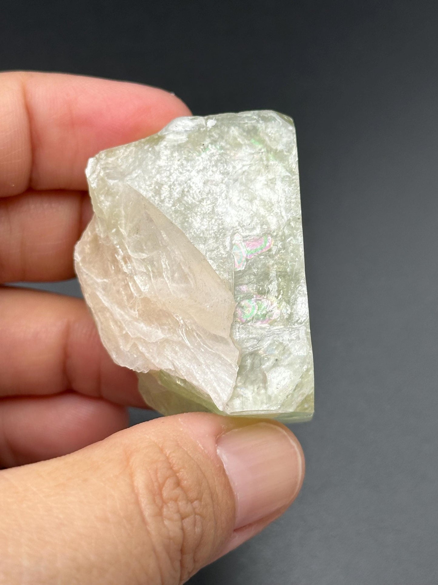 Green Apophyllite from India