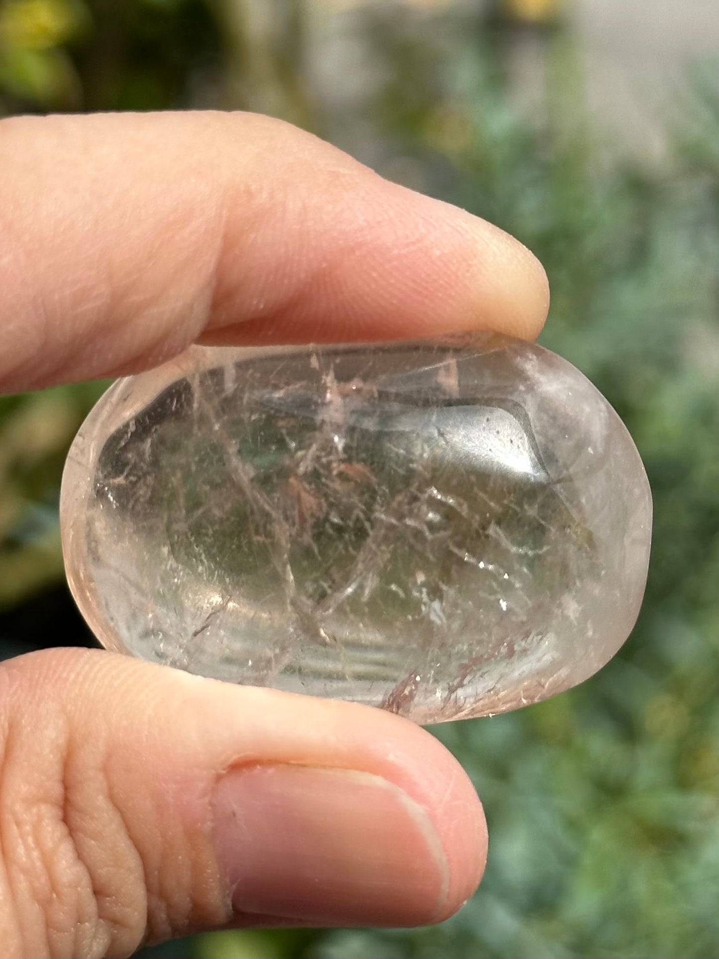 UV Amethyst Mini Palmstone from Brazil