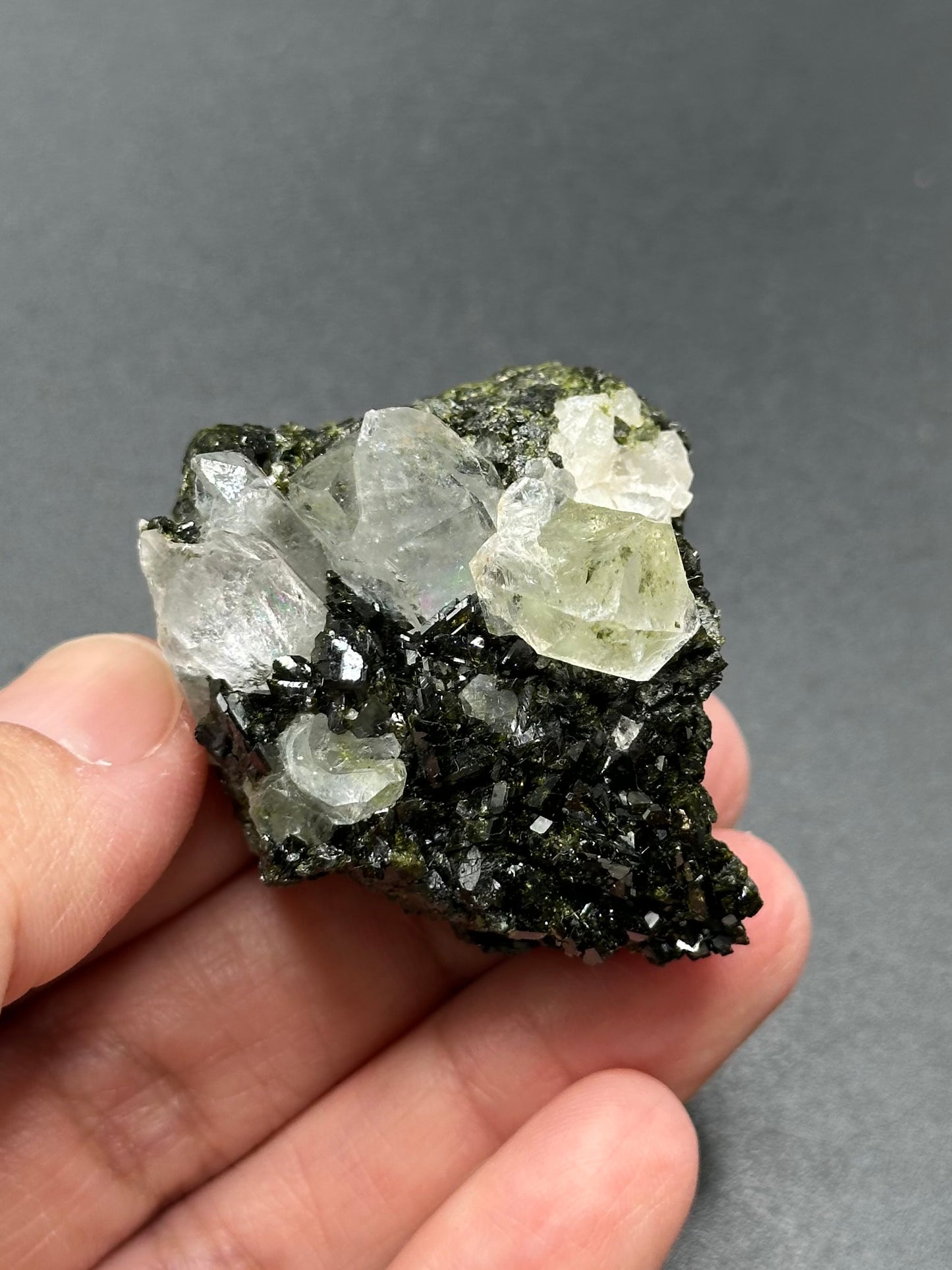 Epidote and Quartz from Hakkari Province, Turkey