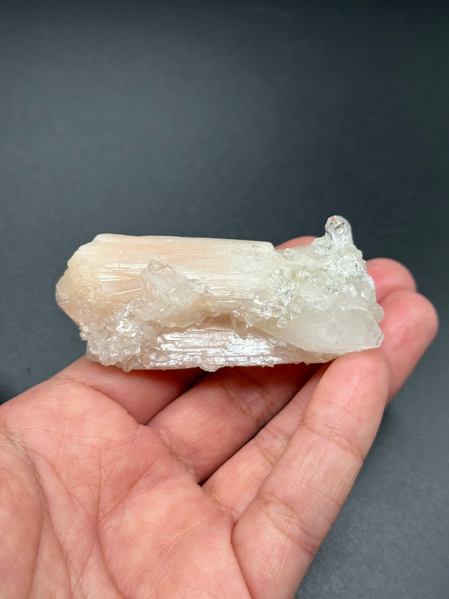 Apophyllite with Stilbite from India