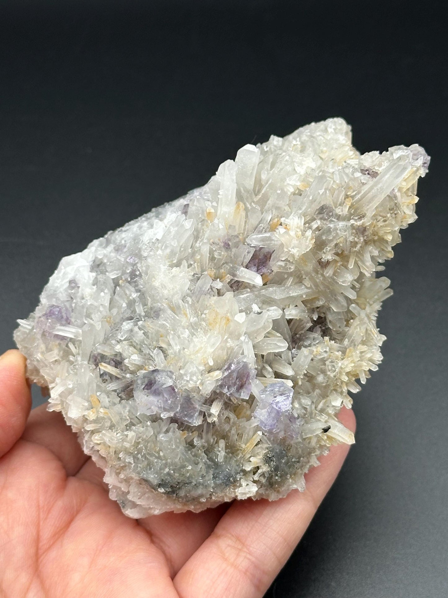 Yindu Flourite with Quartz from the Yindu Mine, Inner Mongolia, China