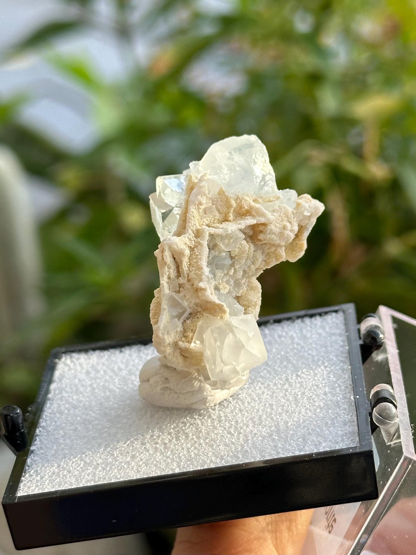 Fluorite with Calcite from the Huanggangliang Mine in Inner Mongolia, China