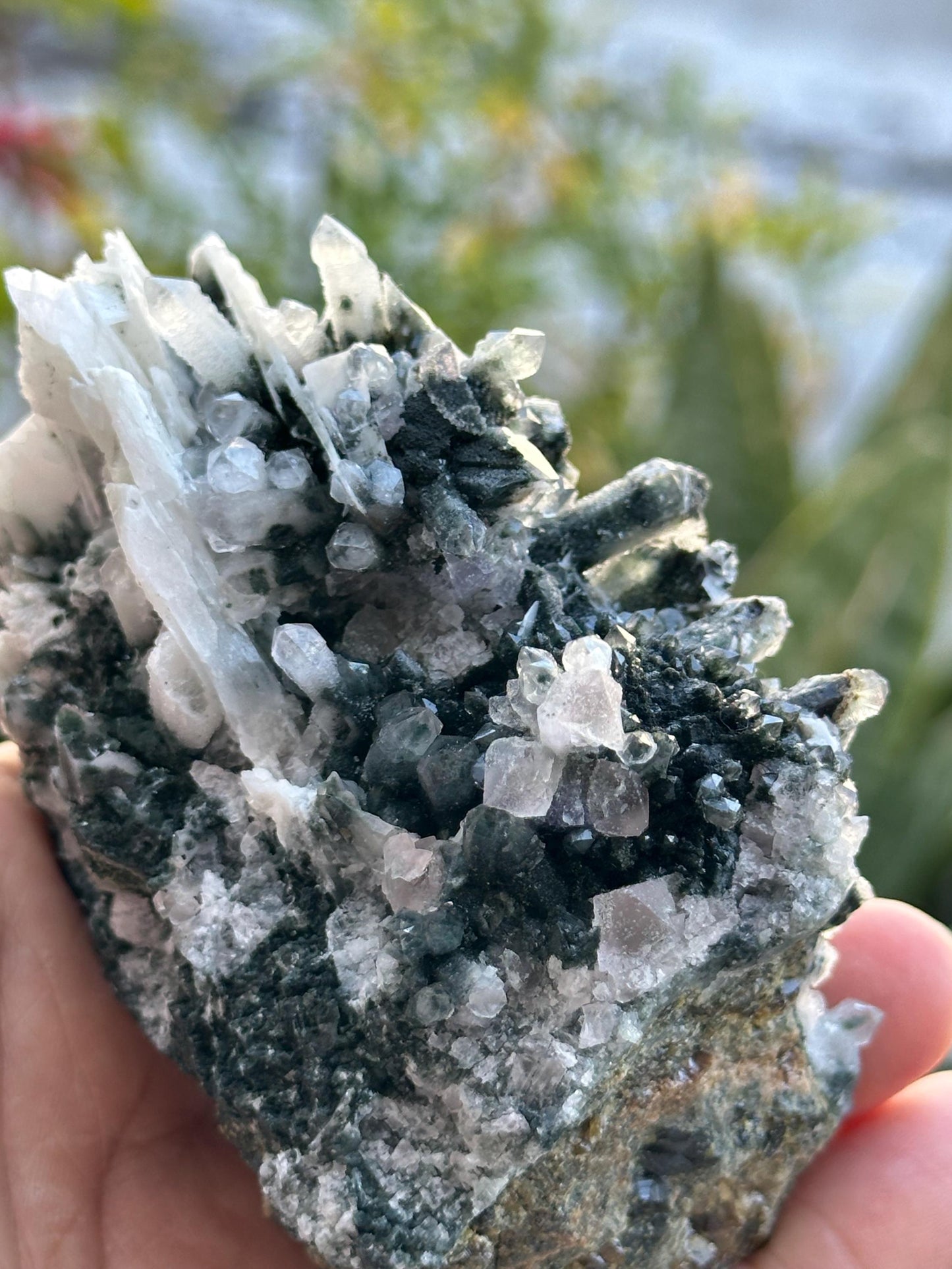 Quartz and Fluorite Specimen from Inner Mongolia