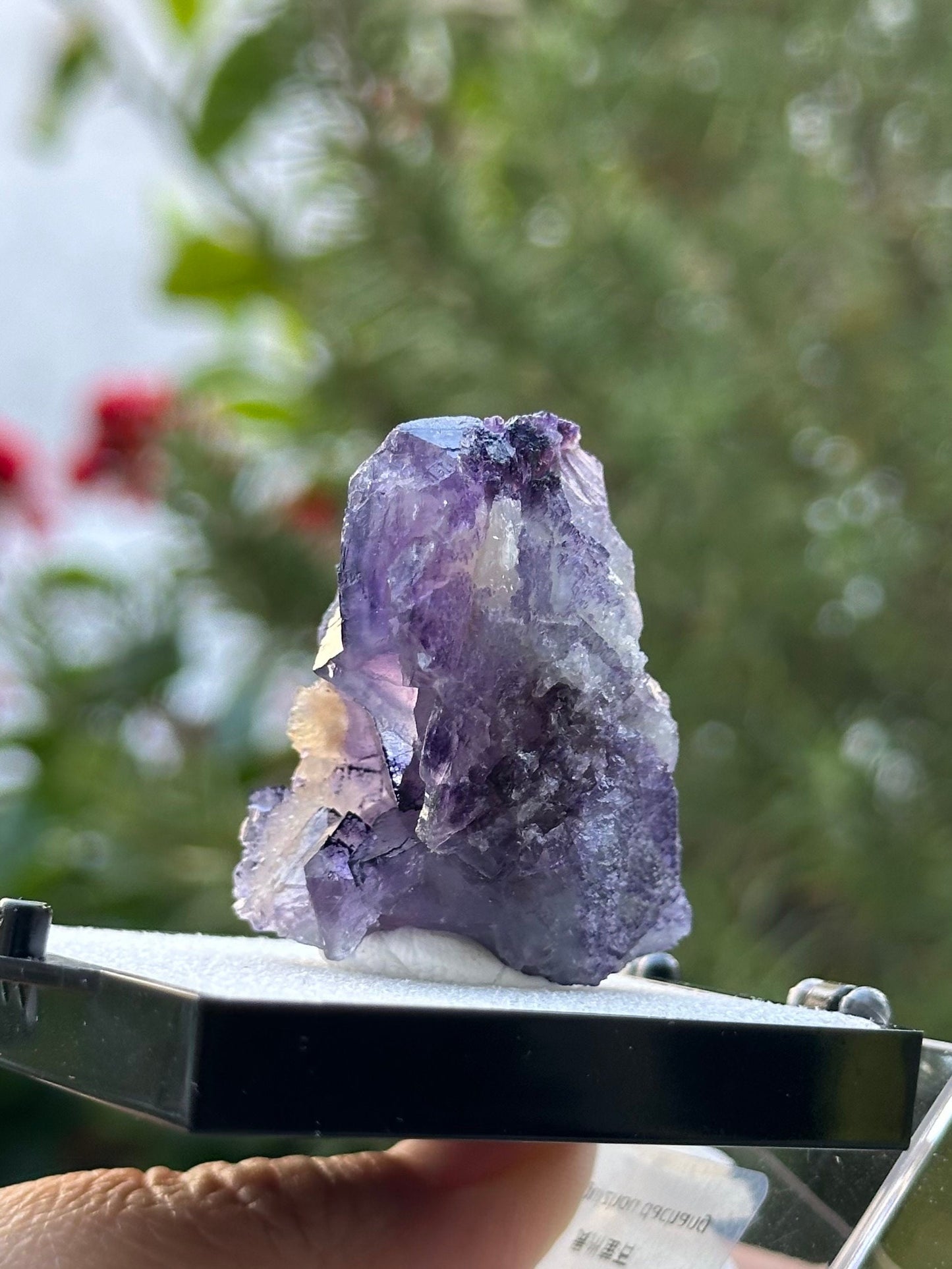 QR Code Fluorite from the Quinlong Mine