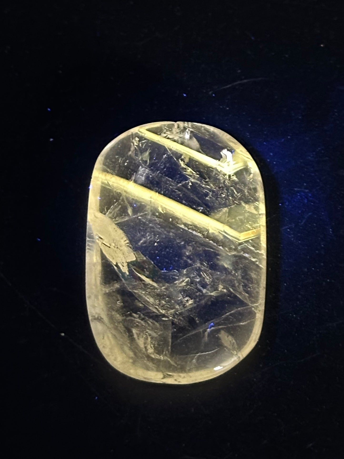 UV Amethyst Mini Palmstone from Brazil