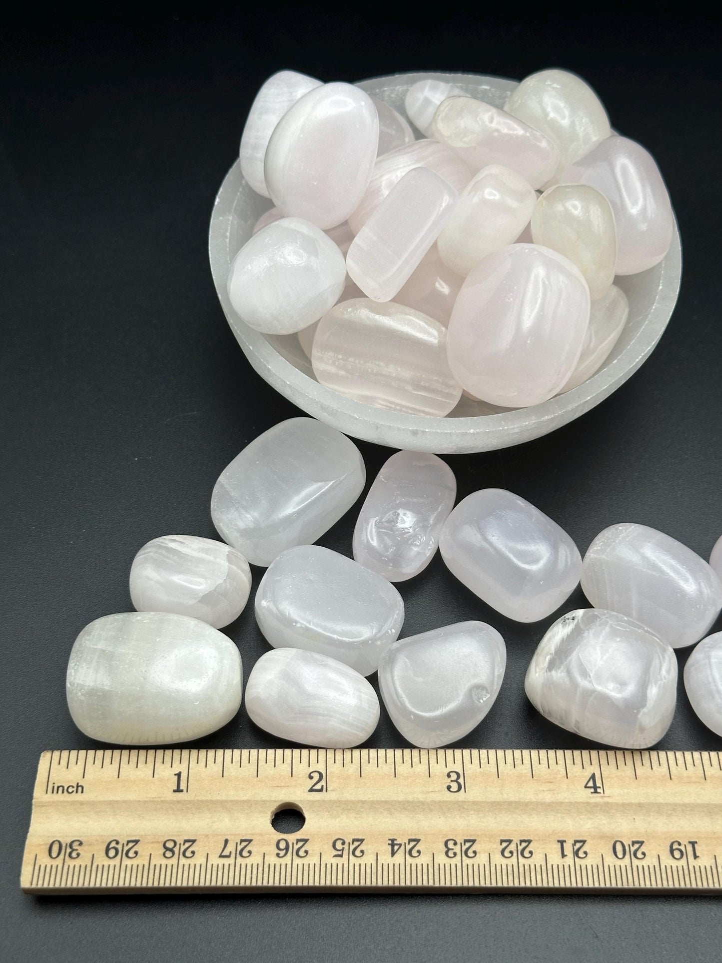 One (1) Mangano Calcite Tumble