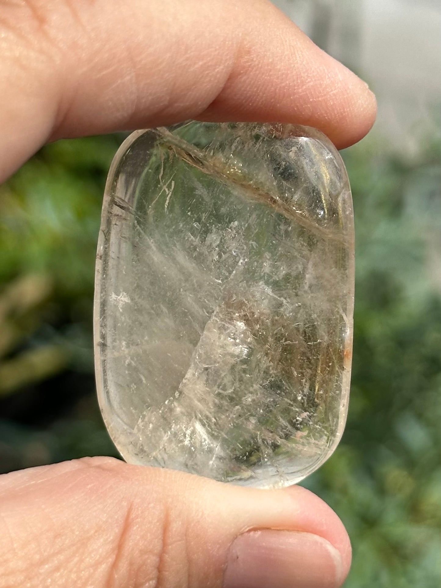 UV Amethyst Mini Palmstone from Brazil